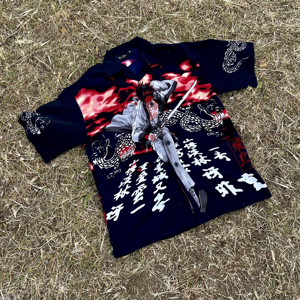 Vintage Vintage 90s Art Japanese Style Summer Surf Shirt Streetwear Size US M / EU 48-50 / 2 - 4 Thumbnail