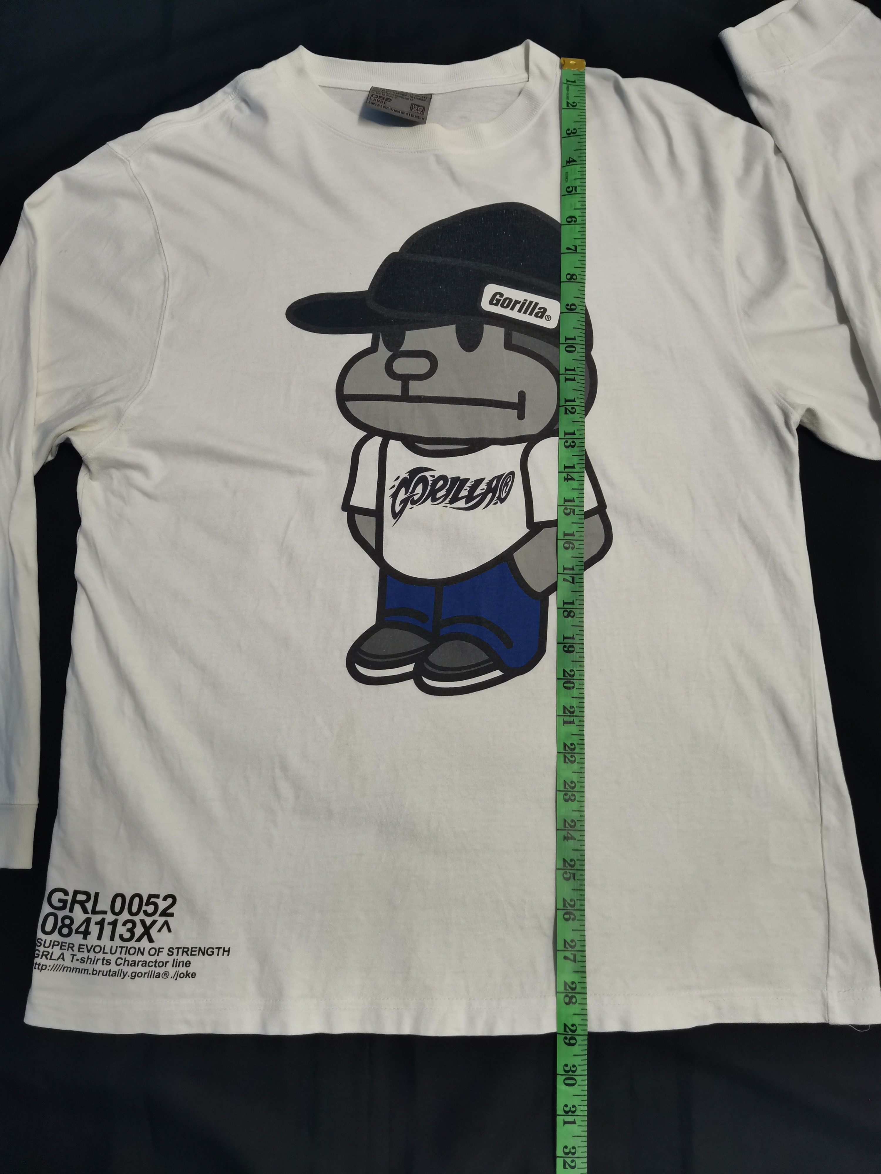 Japanese Brand Vintage Gorilla Hip Hop Japan Brand Long Sleeve Bape Nigo Size US L / EU 52-54 / 3 - 7 Thumbnail