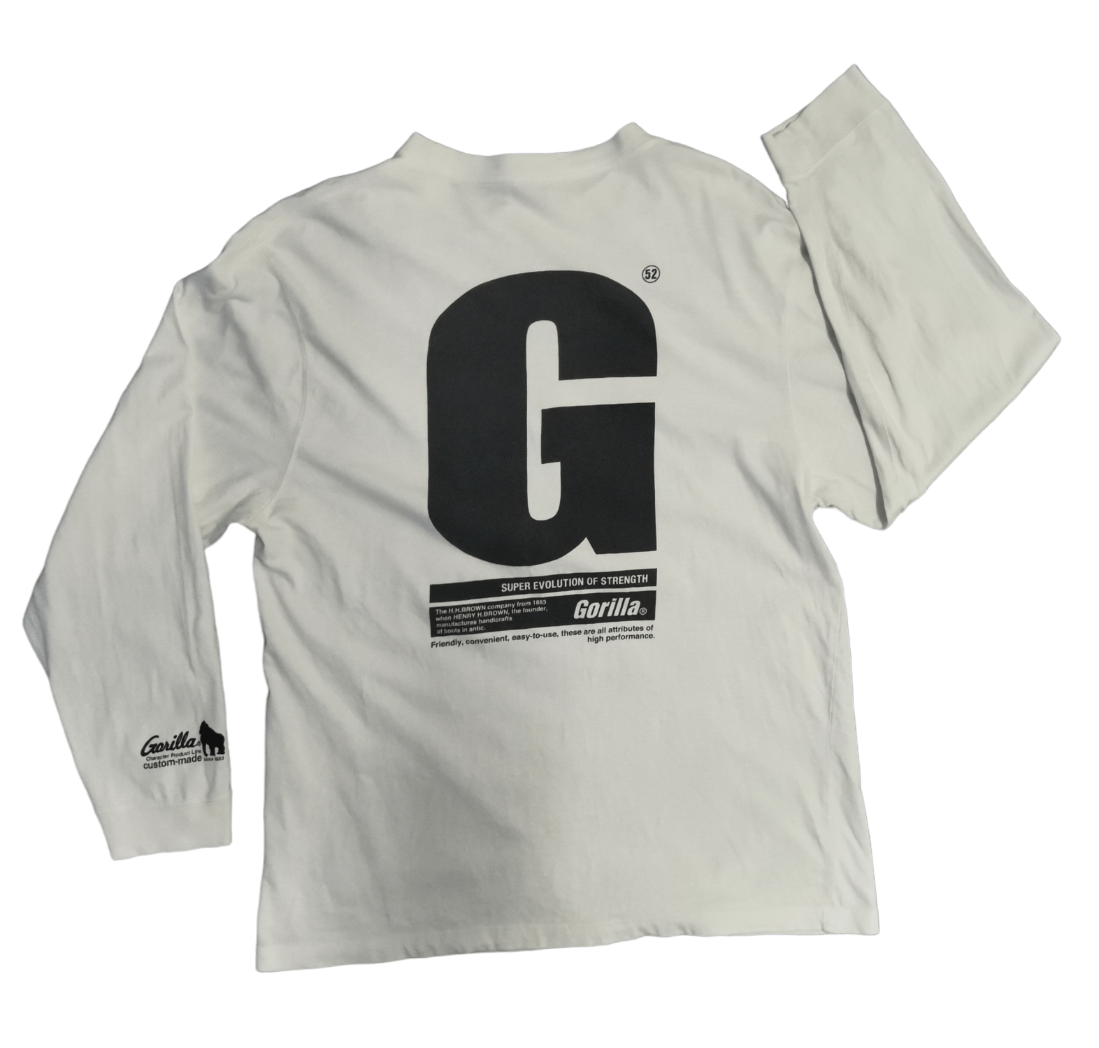 Japanese Brand Vintage Gorilla Hip Hop Japan Brand Long Sleeve Bape Nigo Size US L / EU 52-54 / 3 - 3 Thumbnail