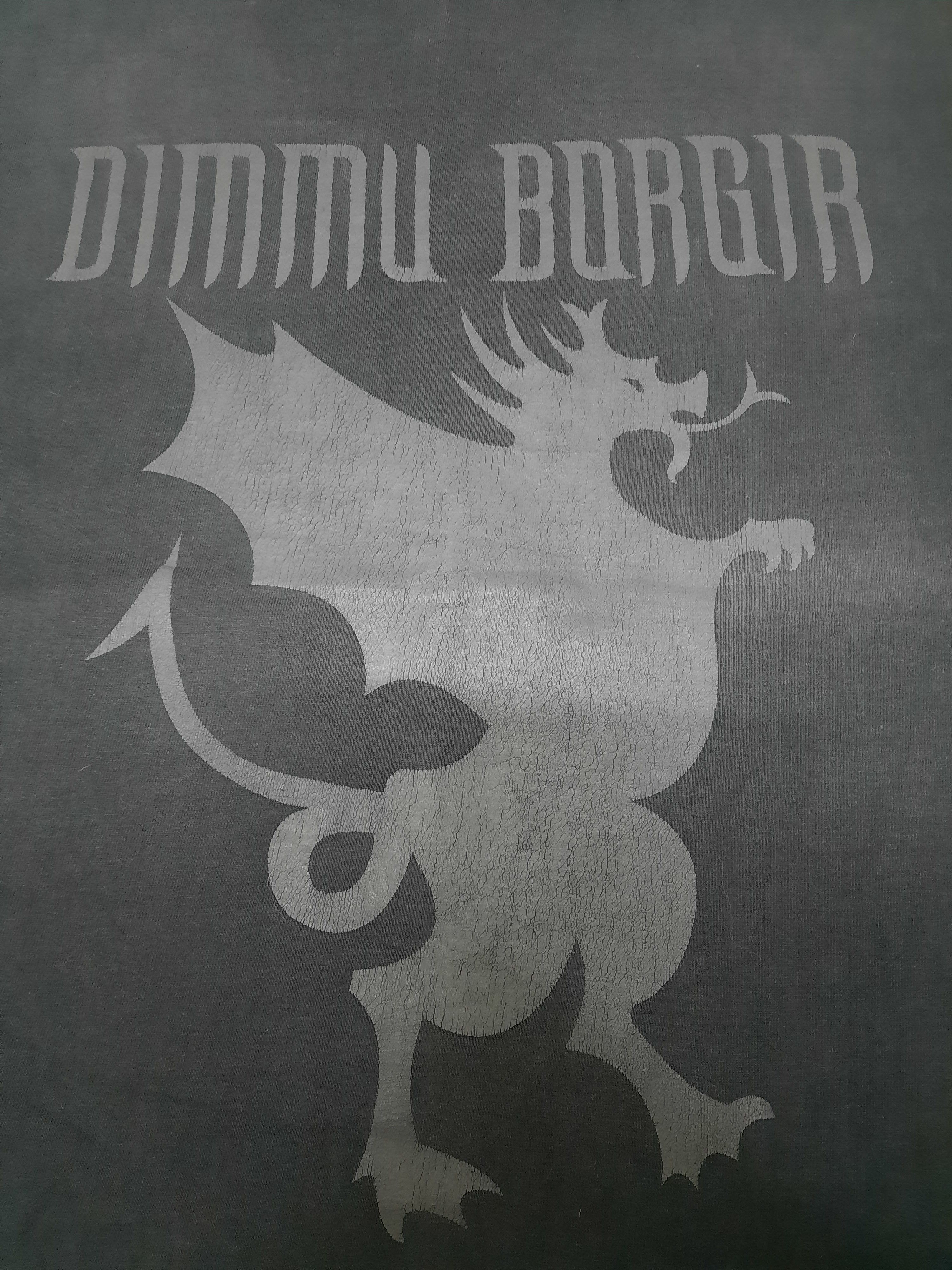 Band Tees VINTAGE DIMMU BORGIR BAND TEE FADED DISTRESSED Size US M / EU 48-50 / 2 - 7 Thumbnail