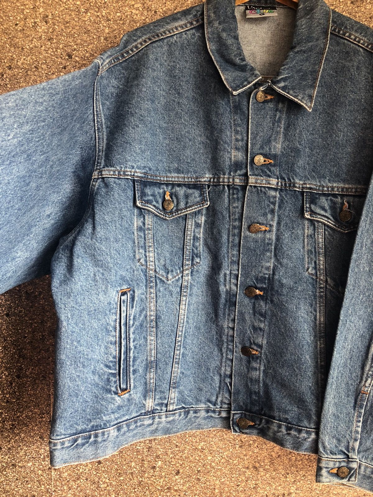 Nike ACG × The Rolling Stones × Vintage Vintage 1995 Denim Jacket NIKE ACG ROLLING STONES TOUR Size US XL / EU 56 / 4 - 6 Thumbnail
