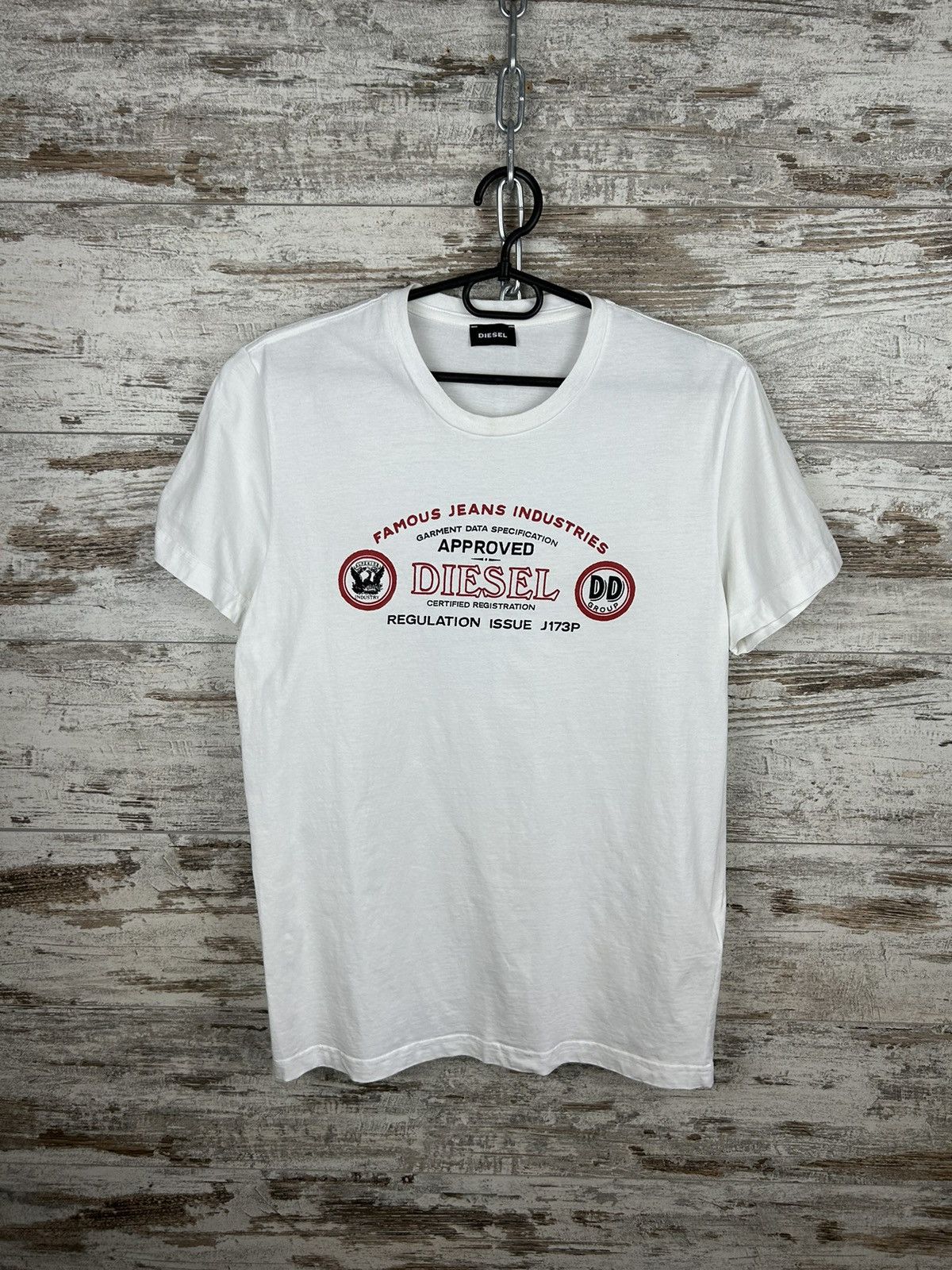 Diesel × Vintage Mens Vintage Diesel T Shirt streetwear tee y2k Size US M / EU 48-50 / 2 - 1 Thumbnail