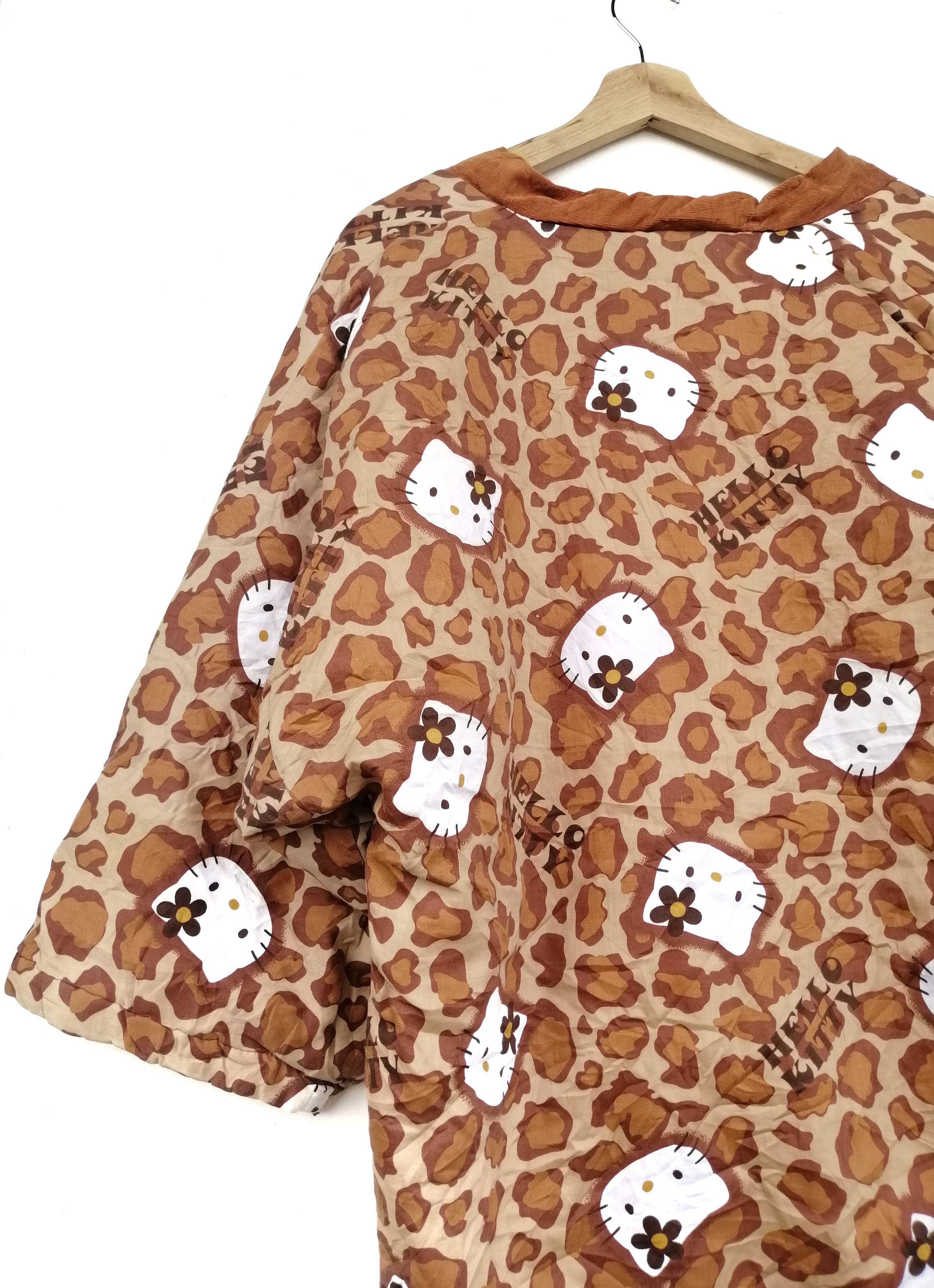 Japanese Brand Vintage Hello Kitty Japanese Noragi Kimono Jacket Size M / US 6-8 / IT 42-44 - 9 Thumbnail