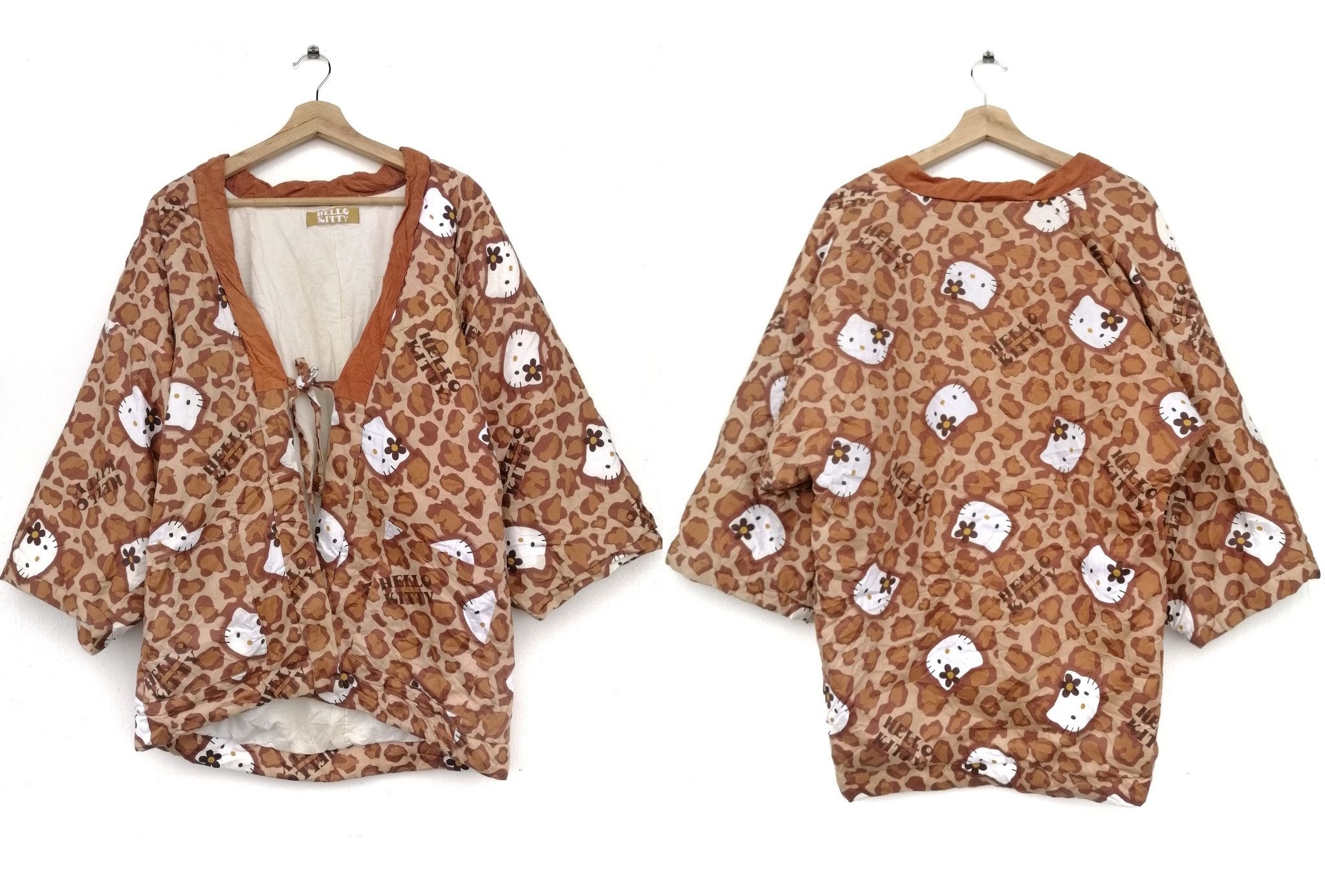 Japanese Brand Vintage Hello Kitty Japanese Noragi Kimono Jacket Size M / US 6-8 / IT 42-44 - 1 Thumbnail