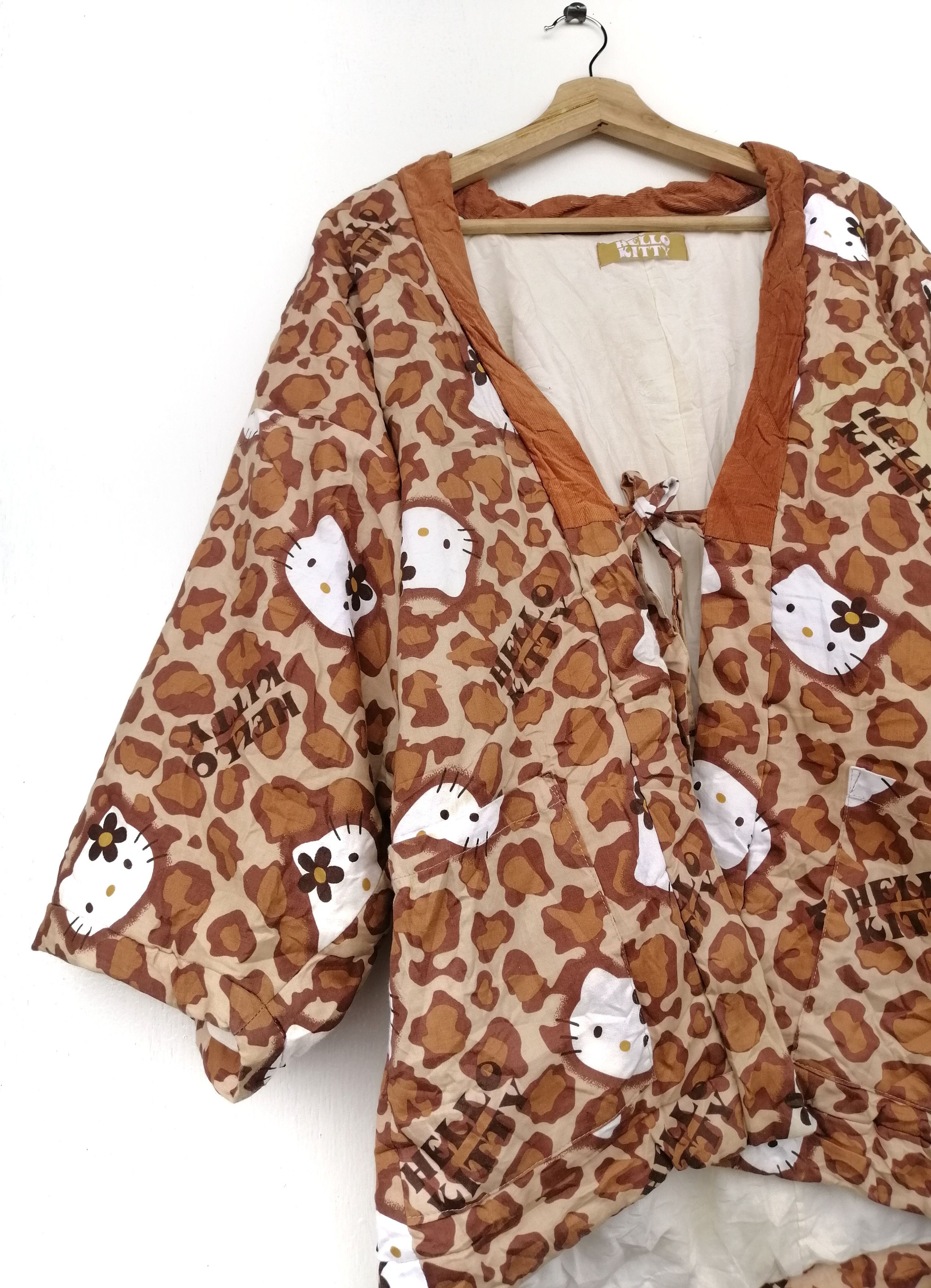 Japanese Brand Vintage Hello Kitty Japanese Noragi Kimono Jacket Size M / US 6-8 / IT 42-44 - 5 Thumbnail