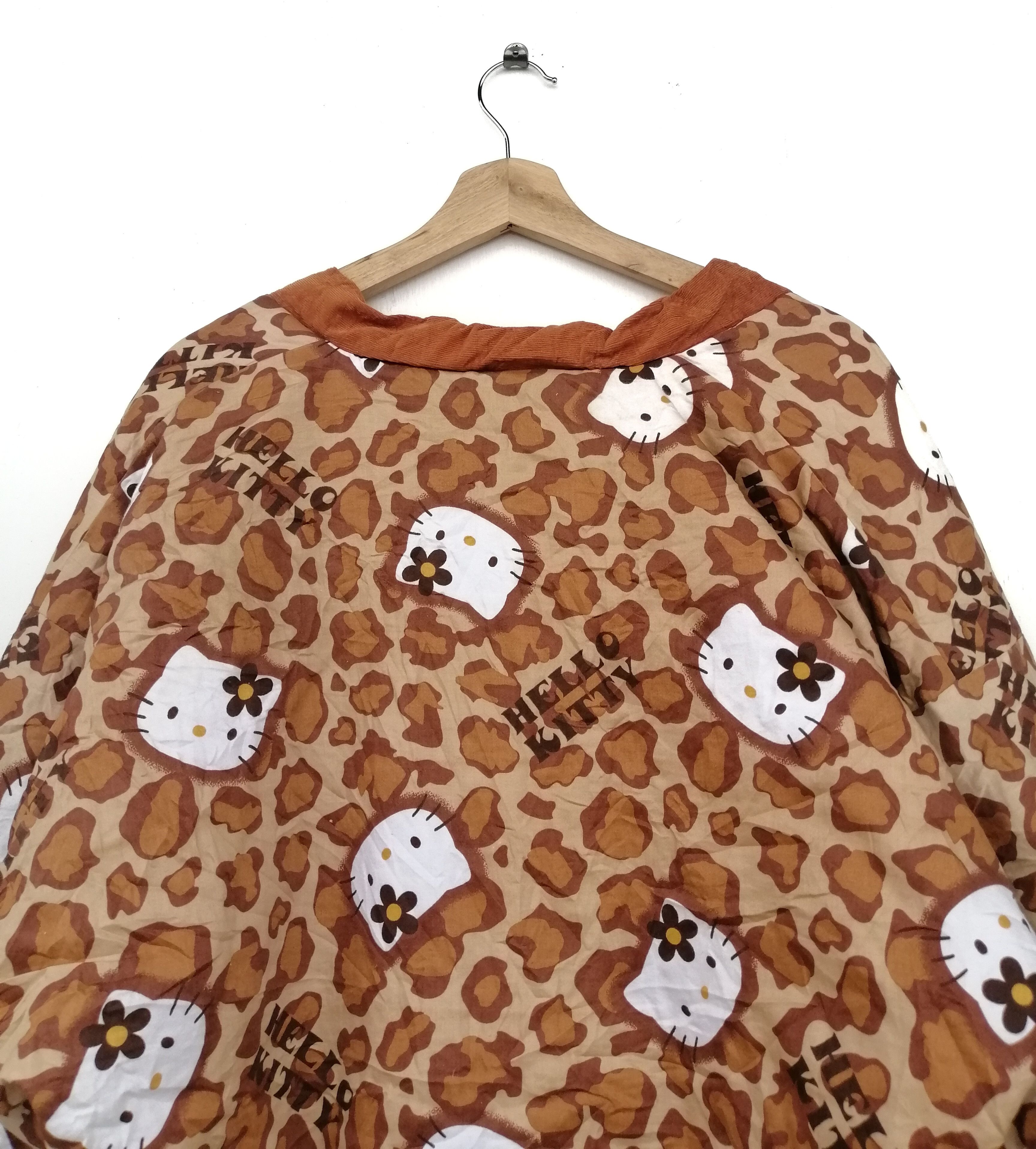 Japanese Brand Vintage Hello Kitty Japanese Noragi Kimono Jacket Size M / US 6-8 / IT 42-44 - 8 Thumbnail