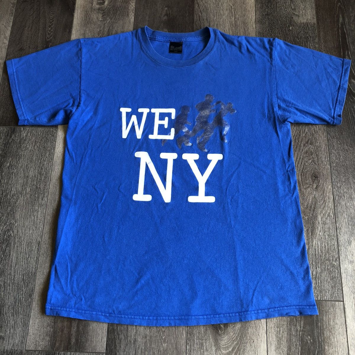 I Love NY Vintage 1990s We Run New York NY I love NY Bootleg Logo Tee Size US L / EU 52-54 / 3 - 2 Thumbnail