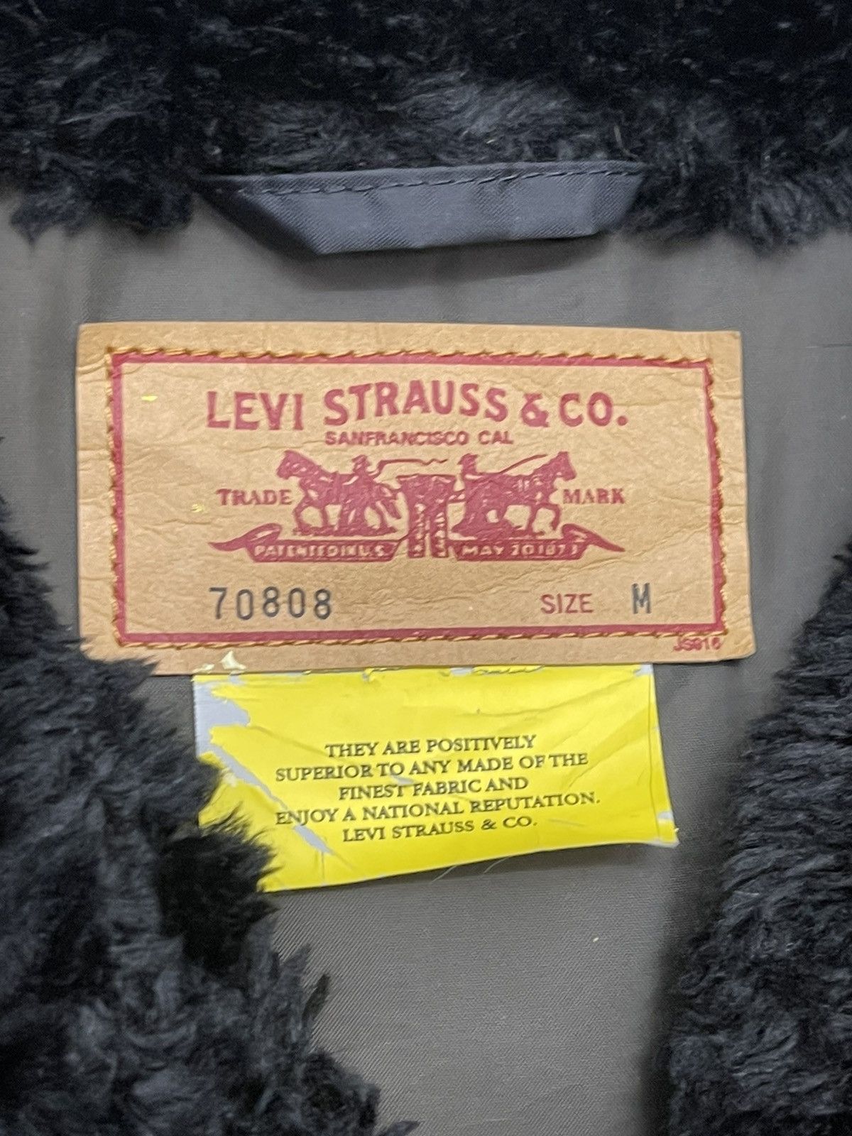 Levi's Vintage Levis Quilted Fur Jacket Size US M / EU 48-50 / 2 - 8 Thumbnail