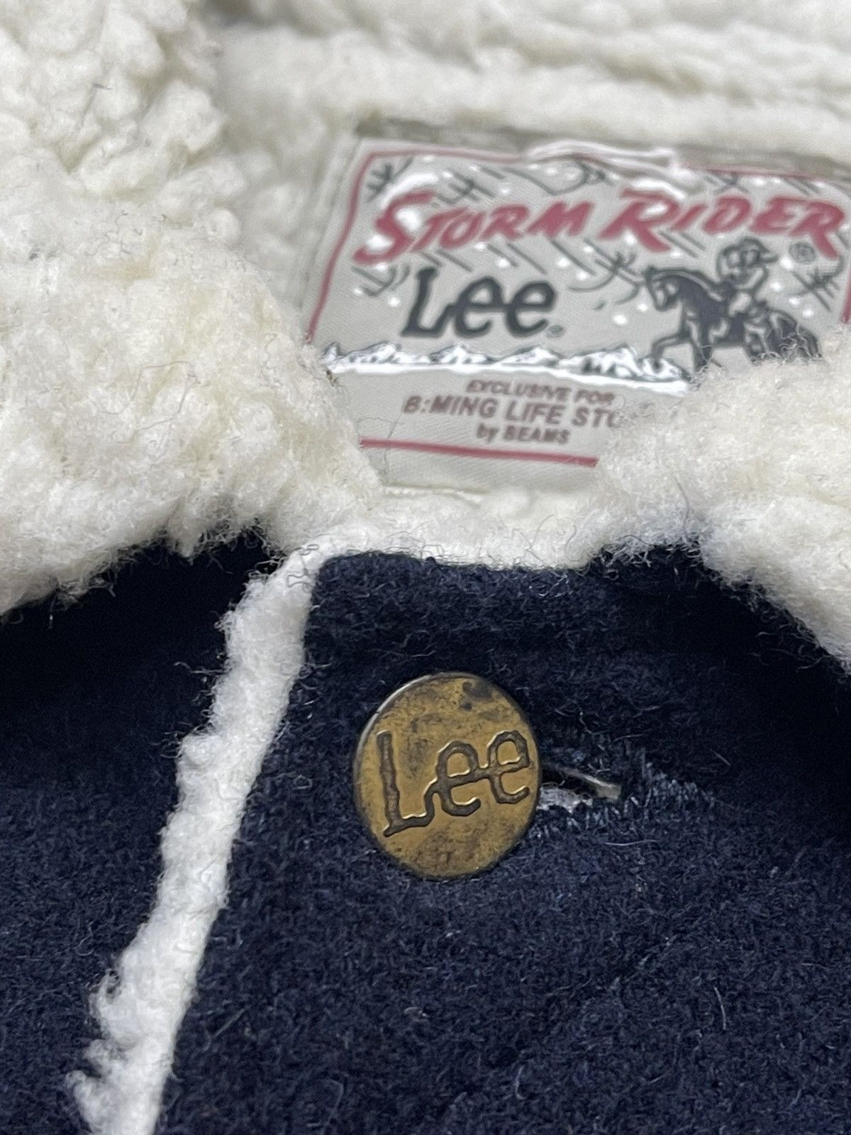 Beams Plus Lee Rider X Beams Sherpa Jacket Size US M / EU 48-50 / 2 - 7 Thumbnail