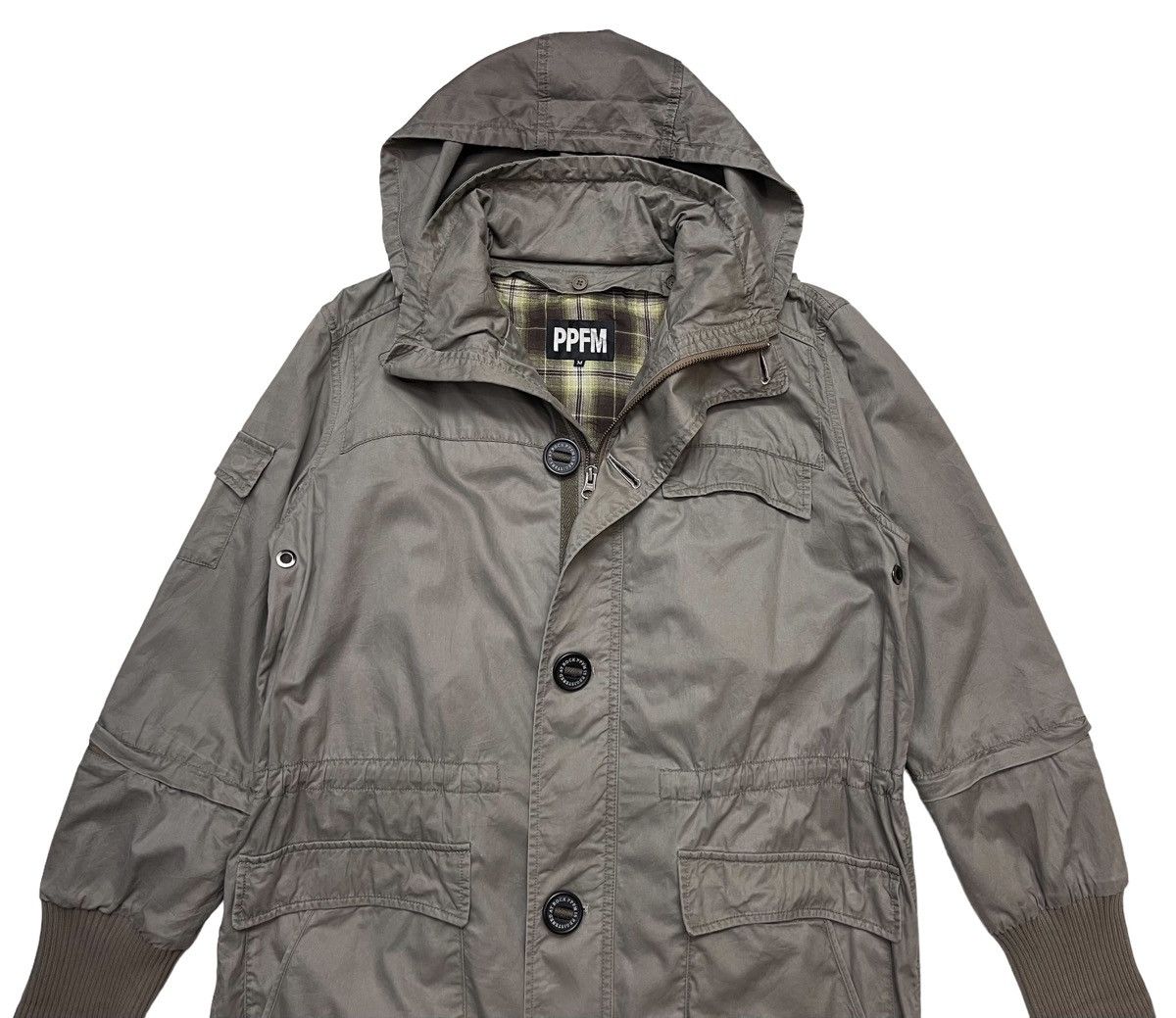 Japanese Brand PPFM Parka Hooded Jacket Size US M / EU 48-50 / 2 - 4 Thumbnail