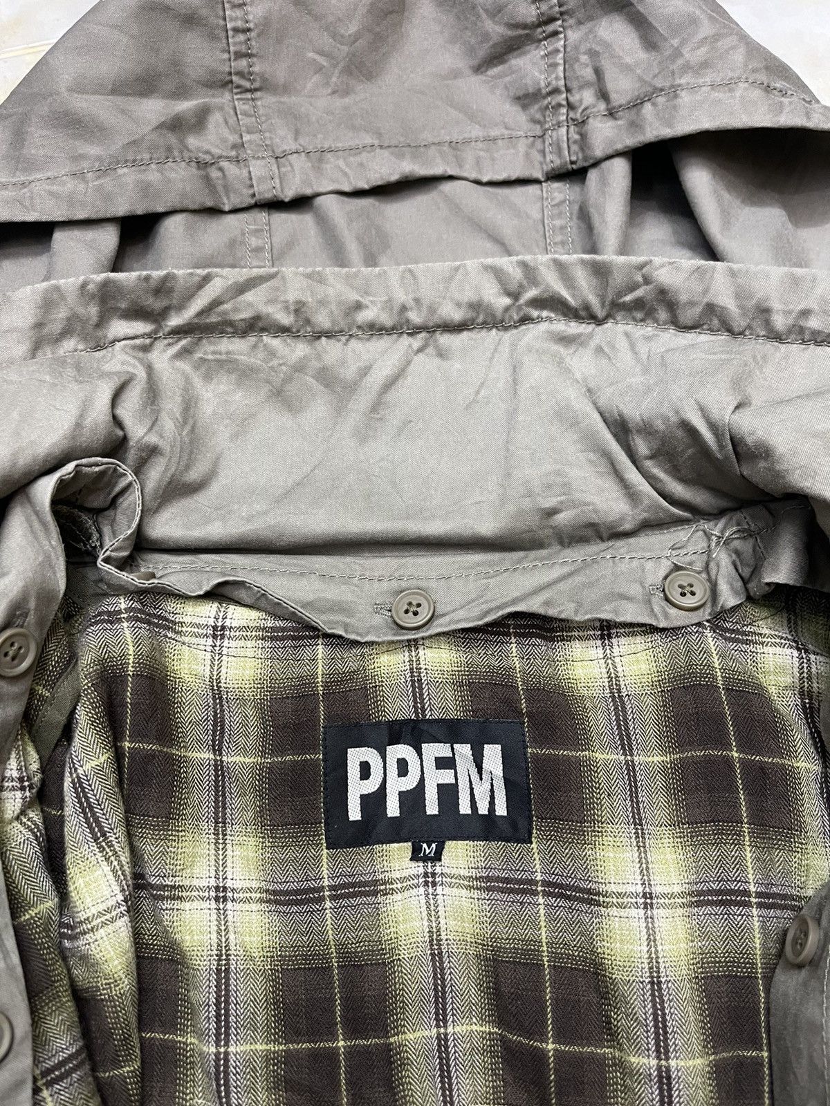 Japanese Brand PPFM Parka Hooded Jacket Size US M / EU 48-50 / 2 - 12 Thumbnail