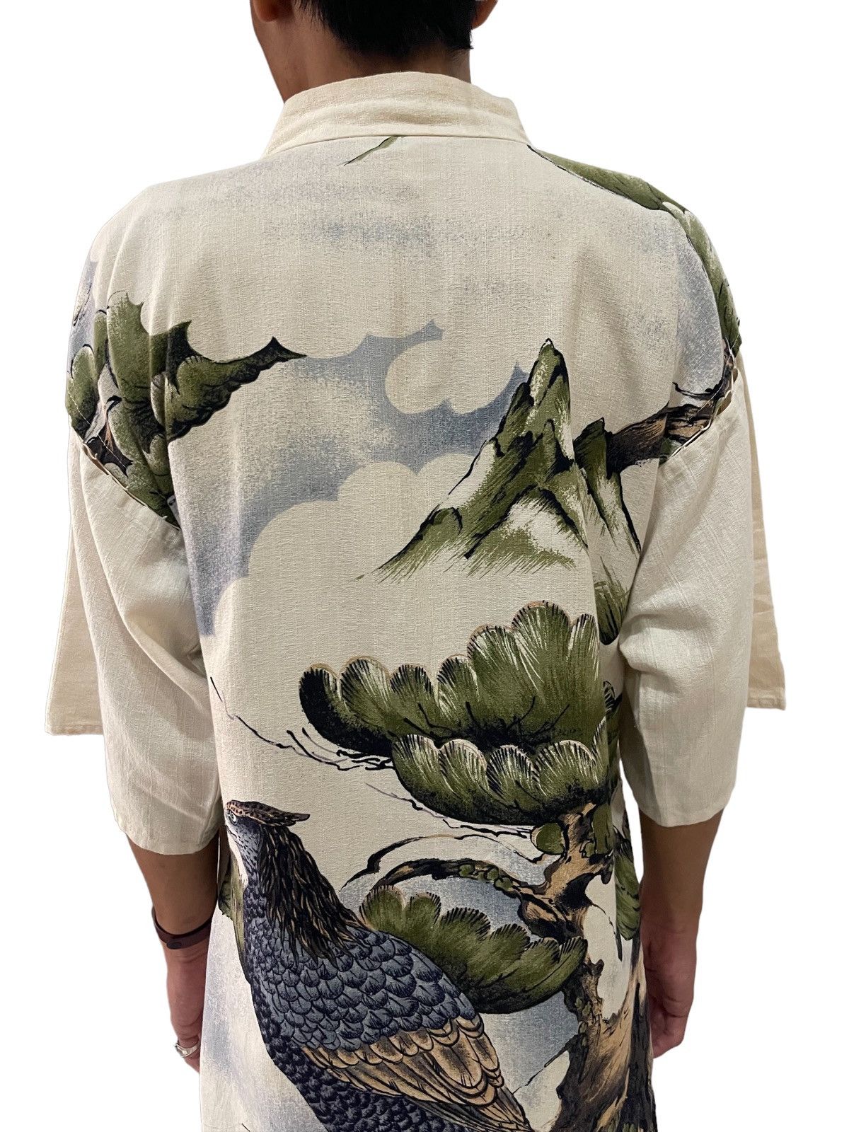 Japanese Brand Vintage Hanten Printed Kimono Haori Yukata Size US M / EU 48-50 / 2 - 6 Thumbnail