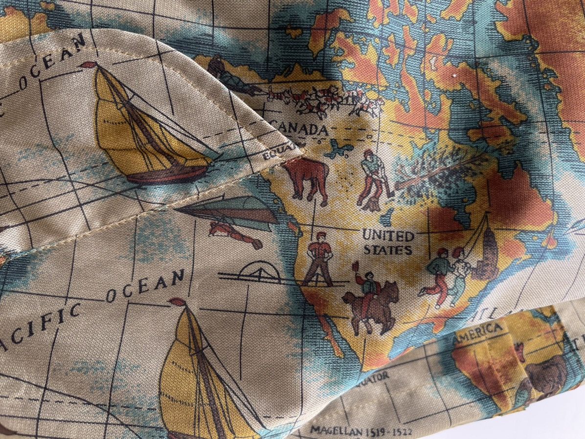 Vintage Vintage Map Kurt Cobain Bomber Jacket Size US M / EU 48-50 / 2 - 10 Thumbnail