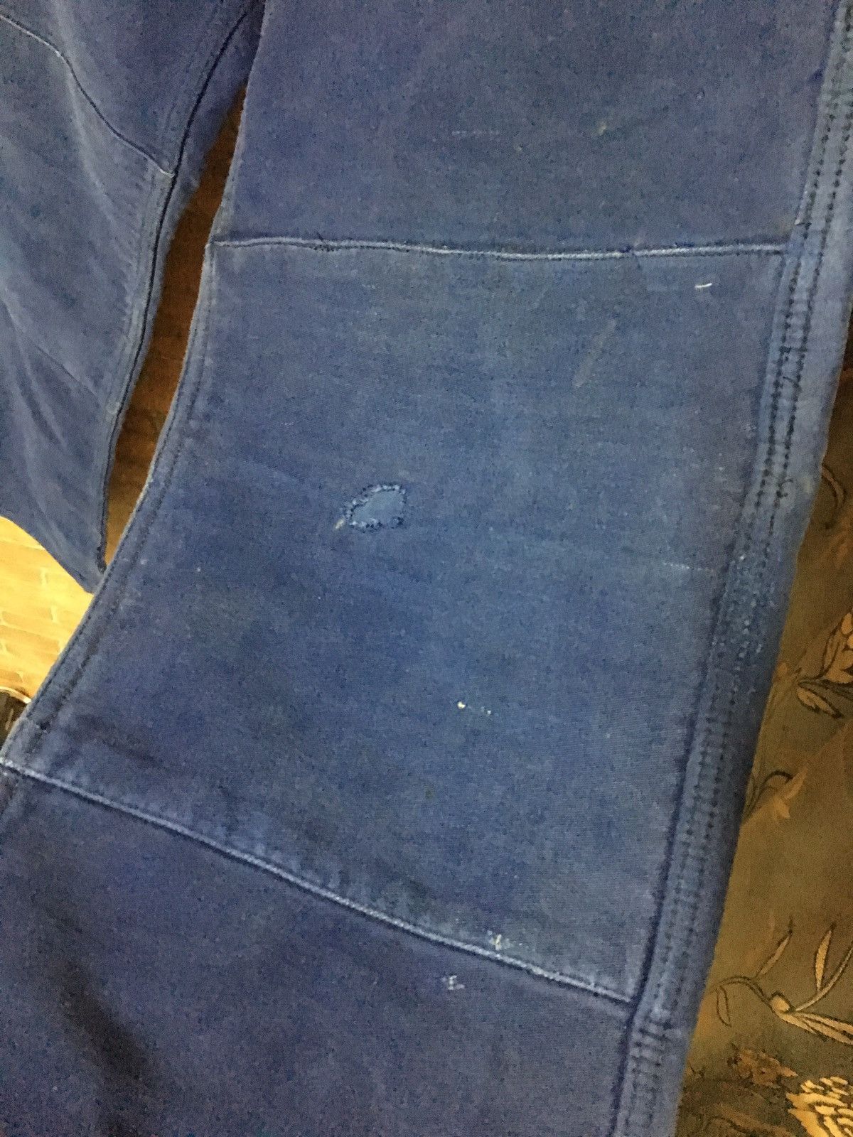 Designer Vintage French Army Moleskin Workwear Patchwork Rare Design Size US 36 / EU 52 - 3 Thumbnail