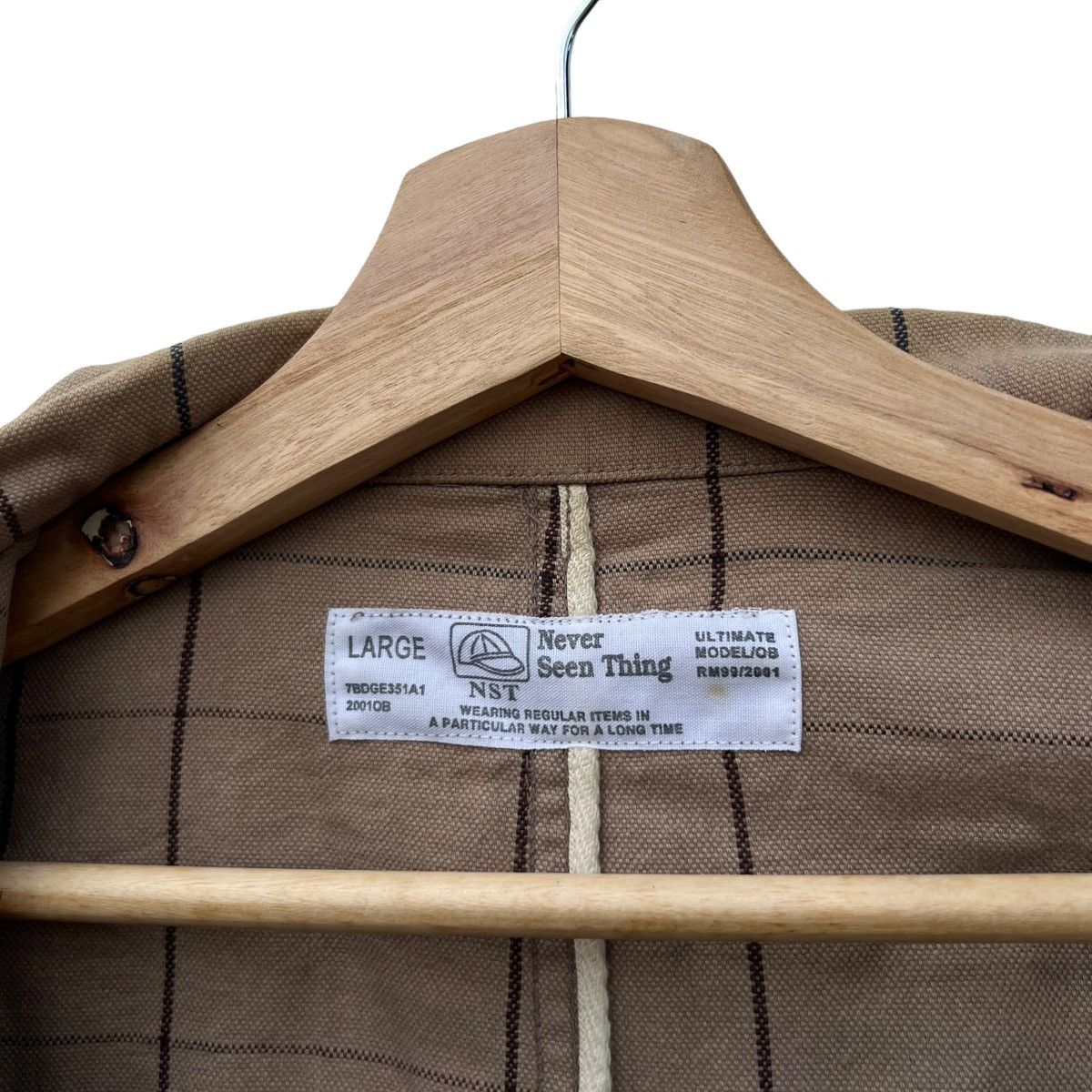 Japanese Brand VINTAGE NST JAPAN STRIPED JACKET INSPIRED ISSEY MIYAKE Size US L / EU 52-54 / 3 - 11 Thumbnail