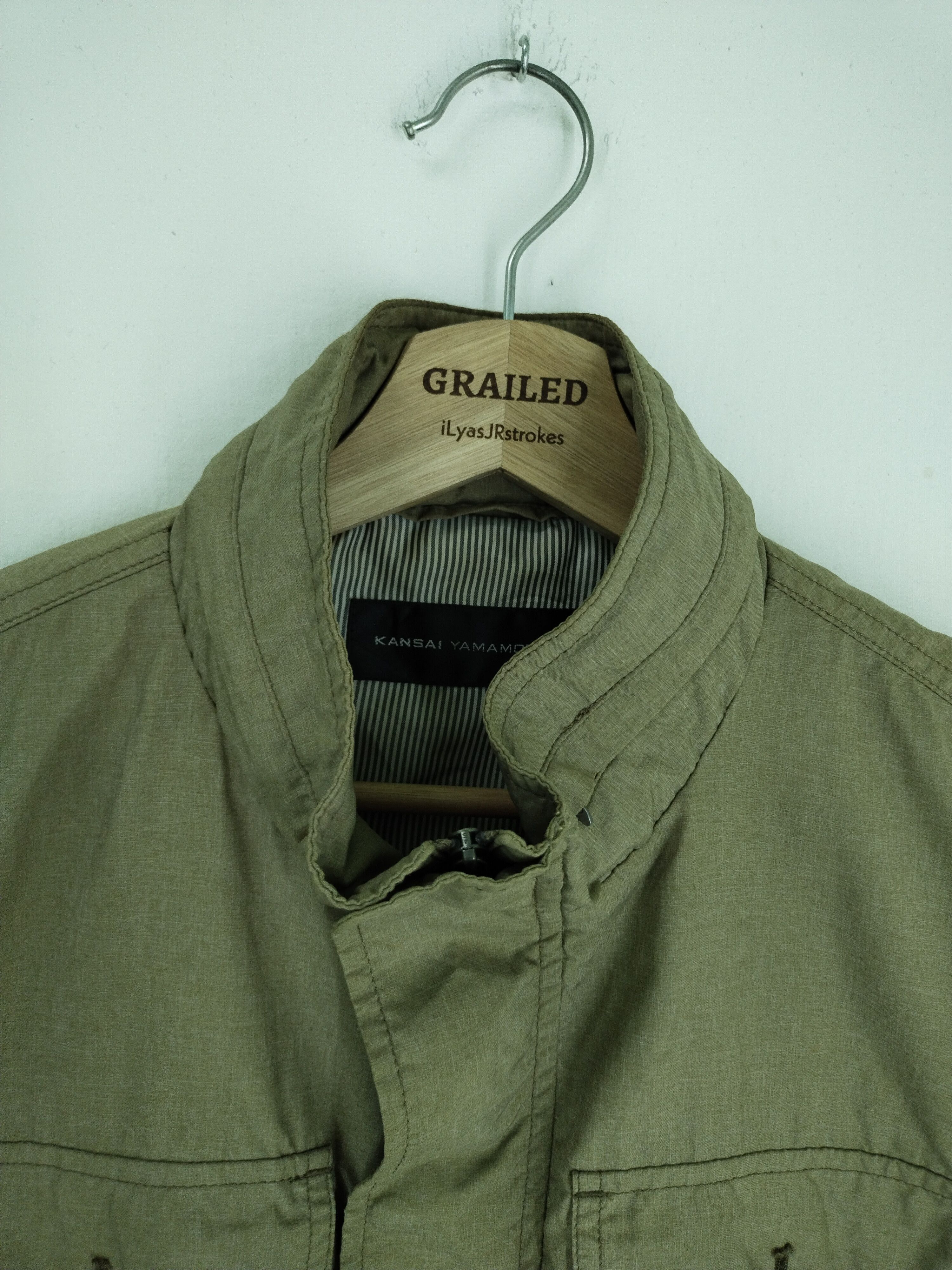 Kansai Yamamoto × Vintage × Yohji Yamamoto VINTAGE KANSAI YAMAMOTO LIGHT JACKET Size US M / EU 48-50 / 2 - 11 Thumbnail