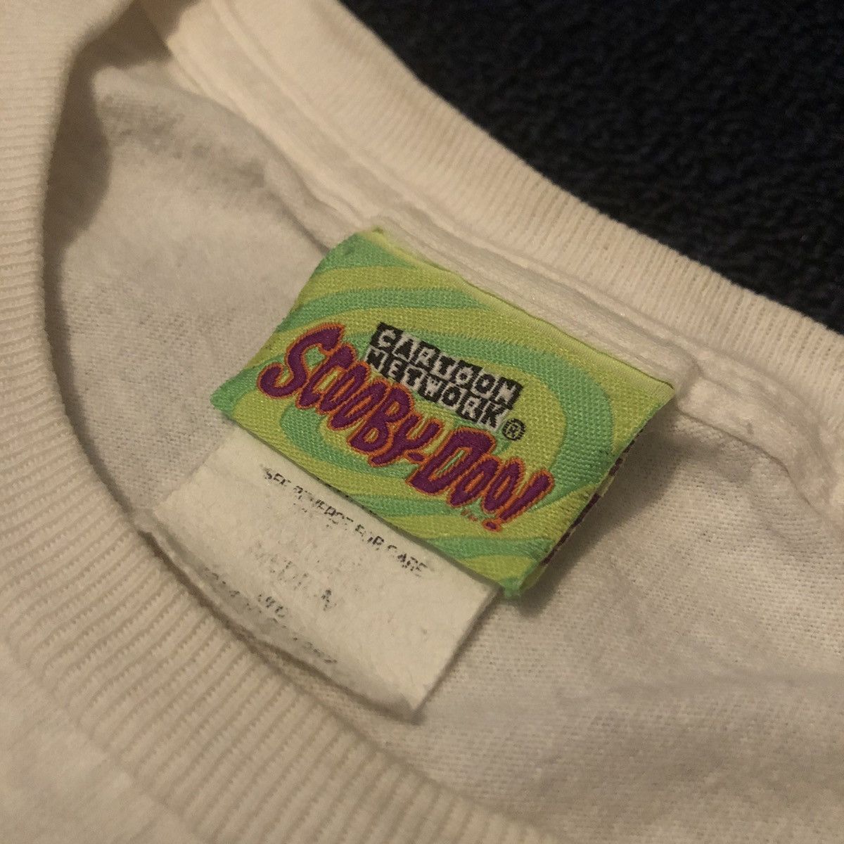 Cartoon Network Vintage 1990s Scooby Dooby Doo Shrug Flower Graphic Logo Tee Size US M / EU 48-50 / 2 - 5 Thumbnail