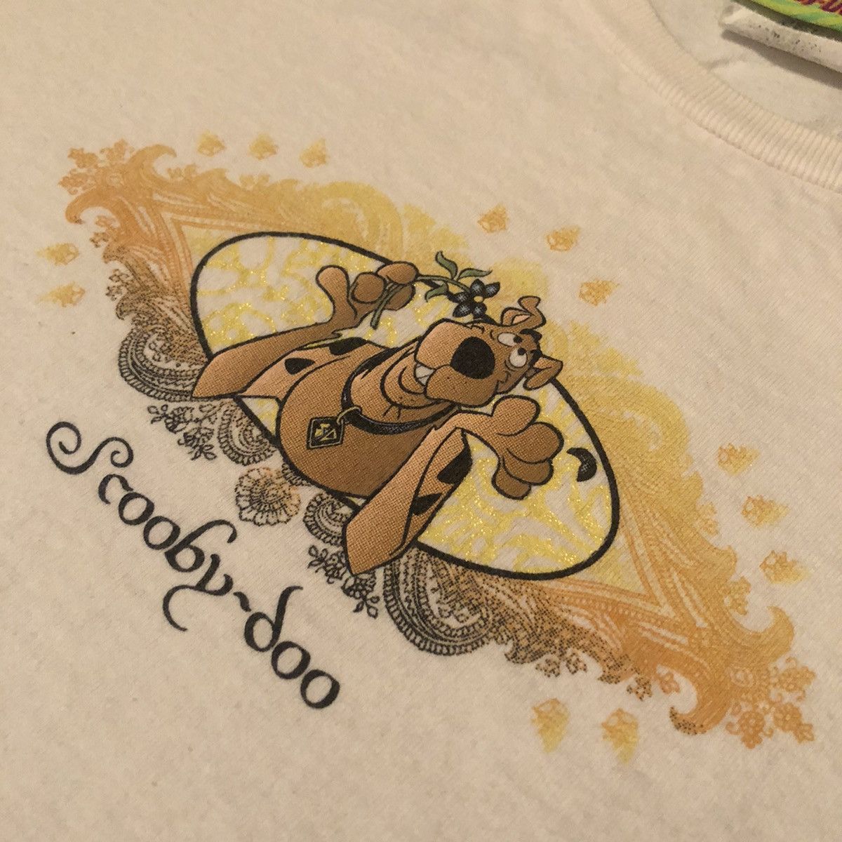 Cartoon Network Vintage 1990s Scooby Dooby Doo Shrug Flower Graphic Logo Tee Size US M / EU 48-50 / 2 - 4 Thumbnail