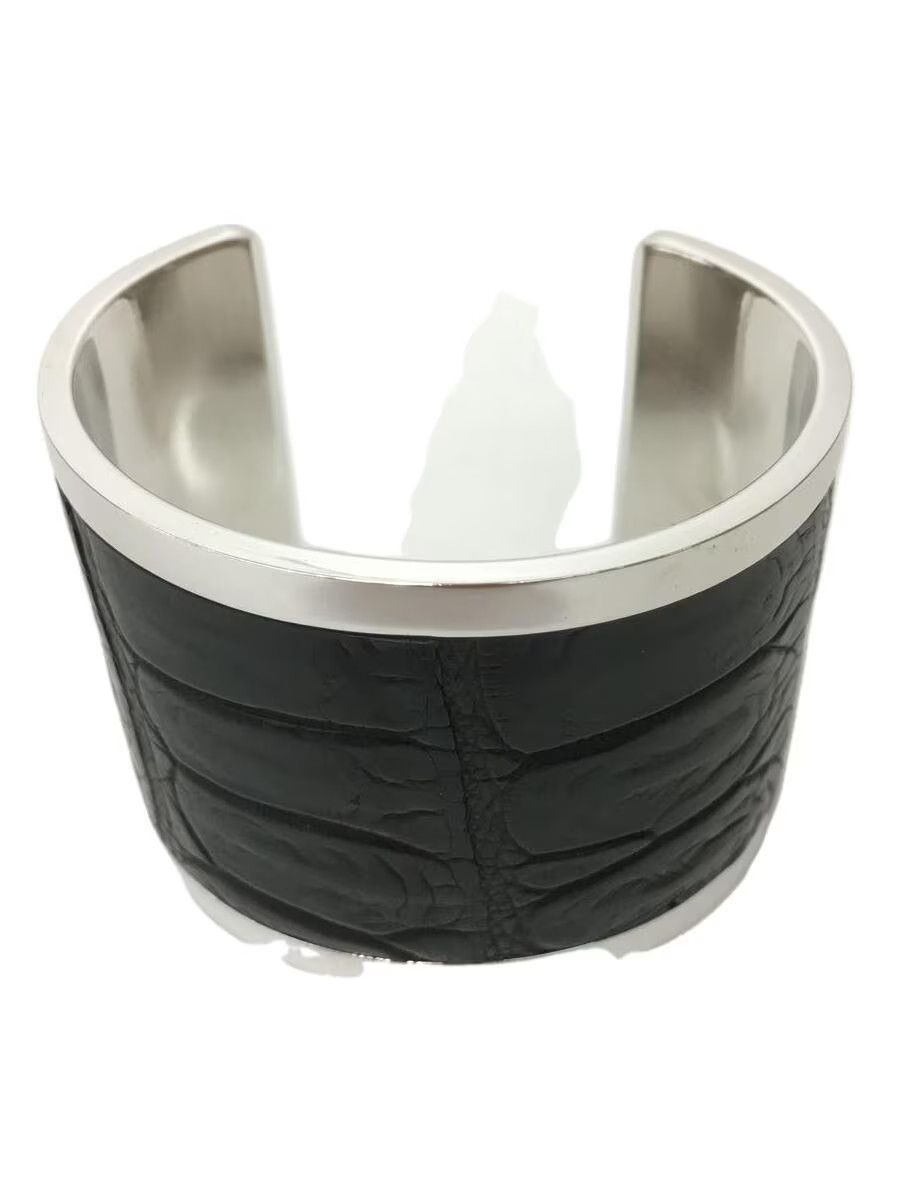 Undercover Crocodile Embossed Leather Bangle Size ONE SIZE - 1 Thumbnail