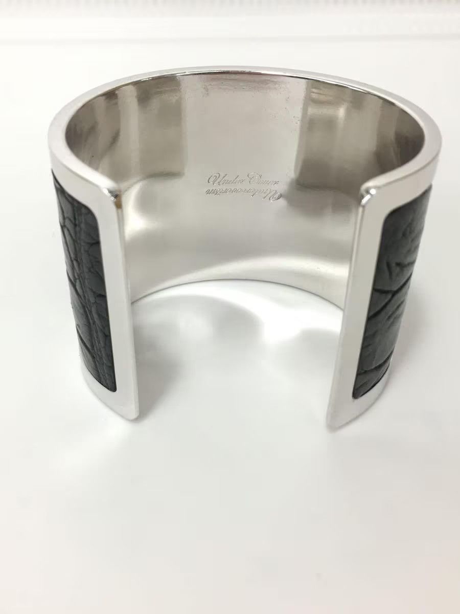 Undercover Crocodile Embossed Leather Bangle Size ONE SIZE - 3 Thumbnail