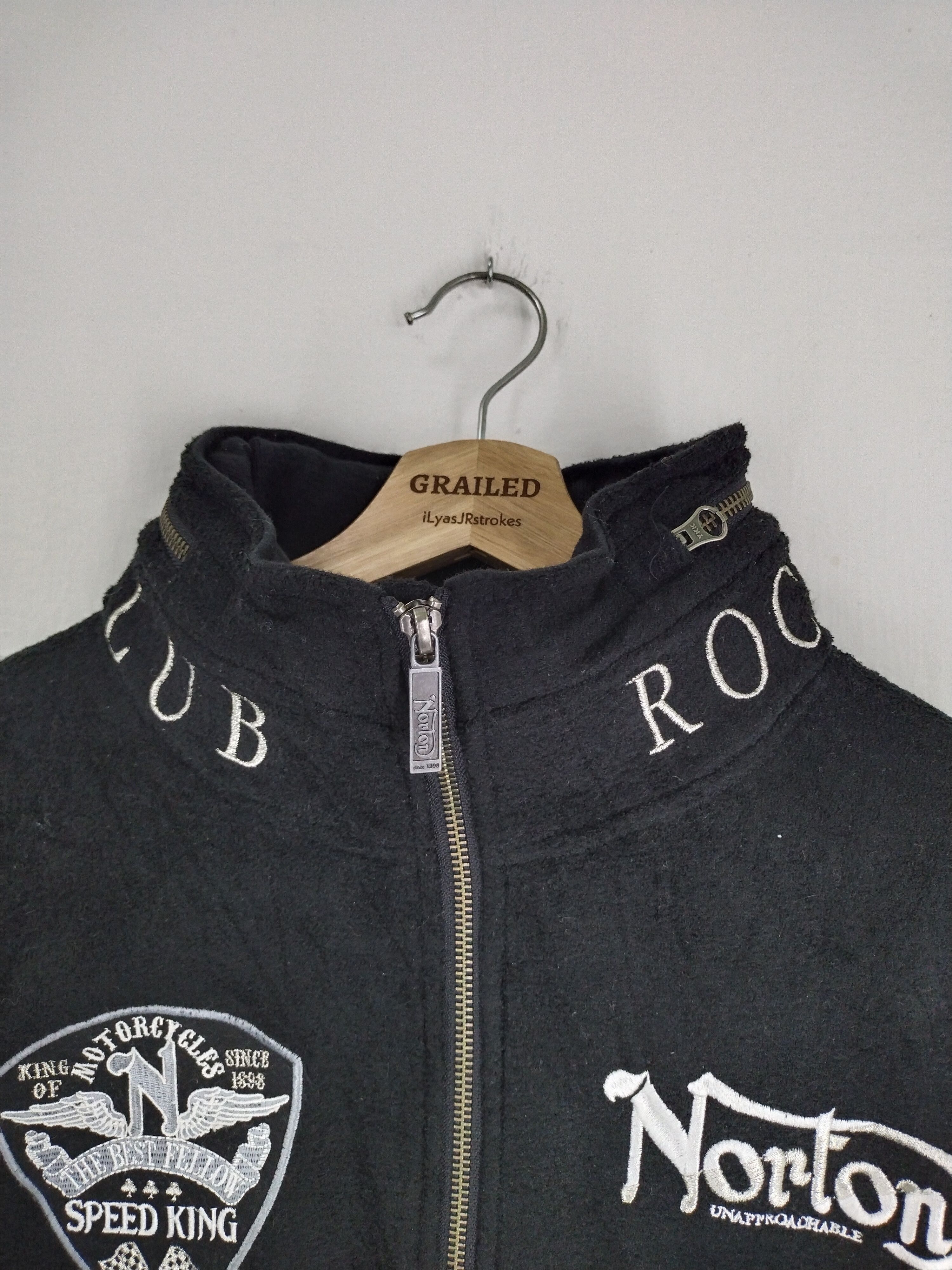Norton × Sports Specialties × Vintage VINTAGE NORTON MOTORCYCLE WOOL JACKET Size US M / EU 48-50 / 2 - 6 Thumbnail