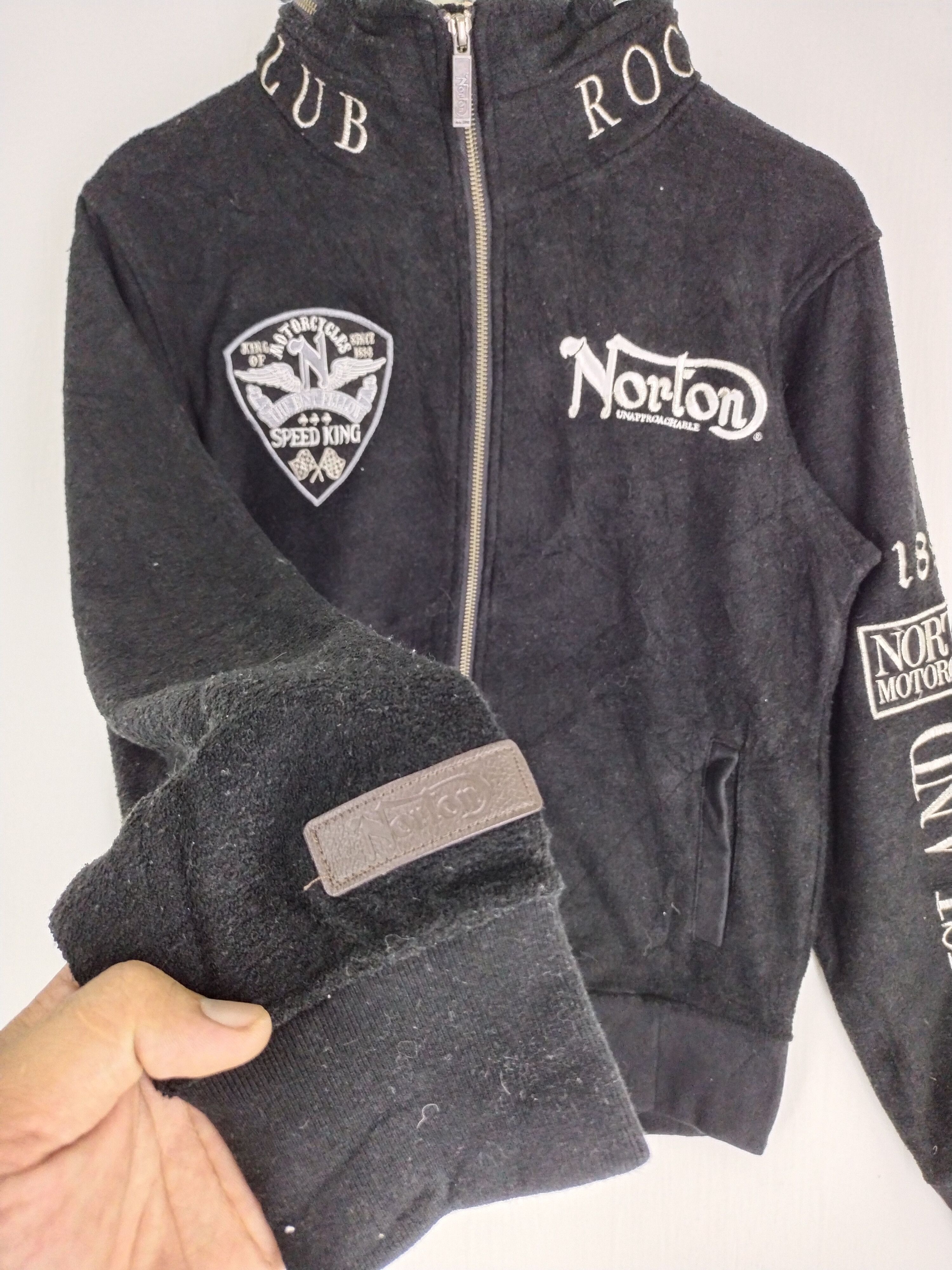 Norton × Sports Specialties × Vintage VINTAGE NORTON MOTORCYCLE WOOL JACKET Size US M / EU 48-50 / 2 - 4 Thumbnail