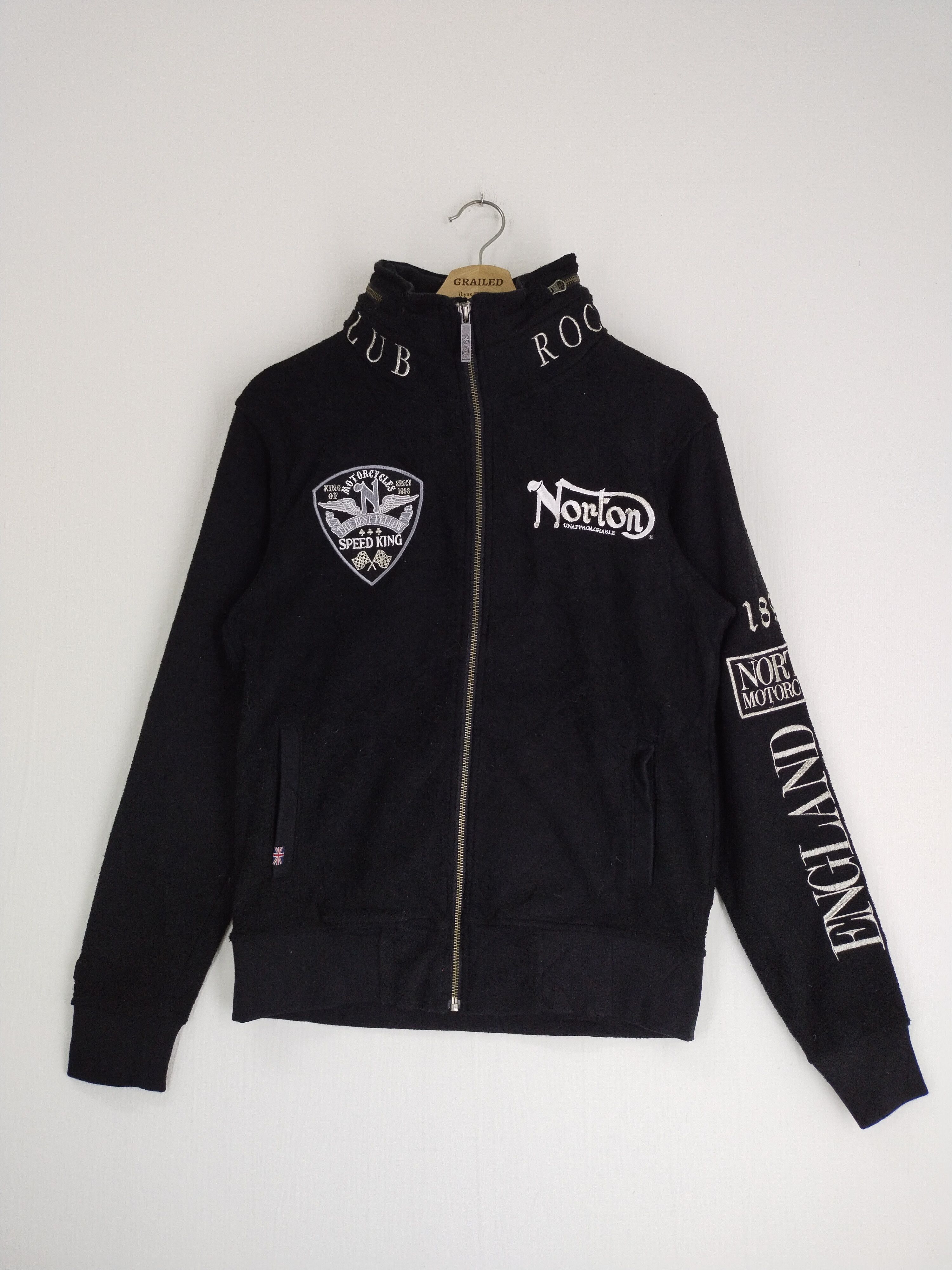 Norton × Sports Specialties × Vintage VINTAGE NORTON MOTORCYCLE WOOL JACKET Size US M / EU 48-50 / 2 - 1 Thumbnail