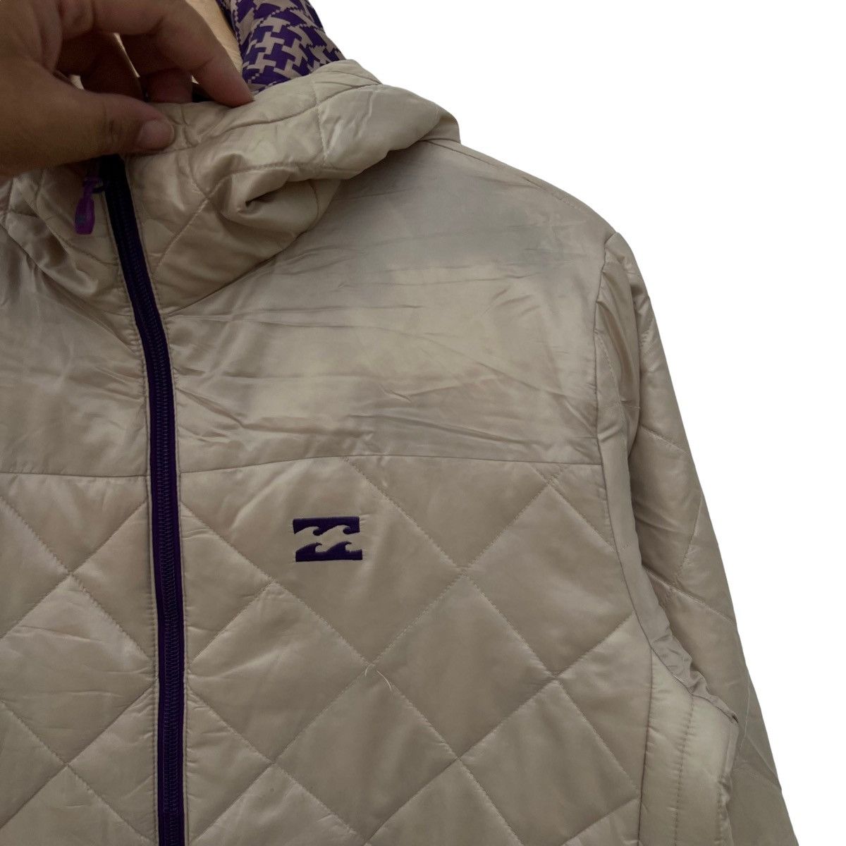 Japanese Brand VINTAGE BILLABONG QUILTED LIGHT PUFFER JACKET Size US L / EU 52-54 / 3 - 5 Thumbnail