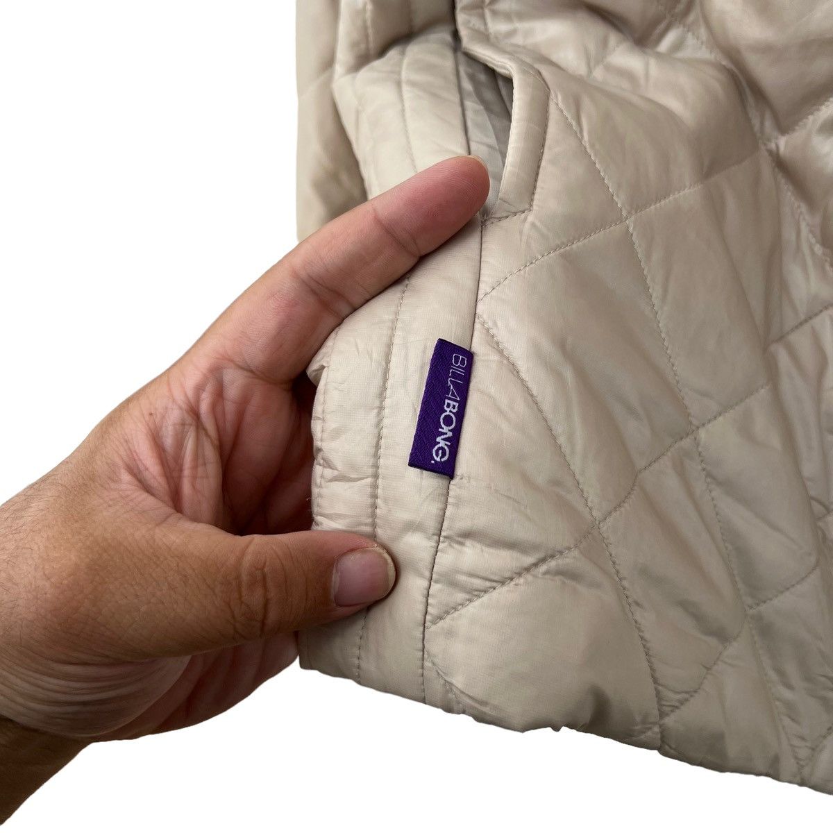 Japanese Brand VINTAGE BILLABONG QUILTED LIGHT PUFFER JACKET Size US L / EU 52-54 / 3 - 6 Thumbnail