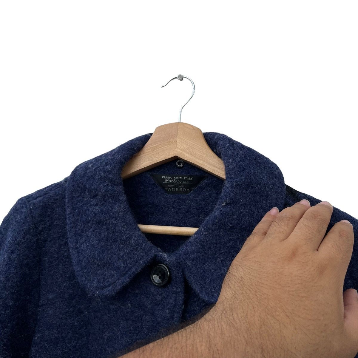 Vintage VINTAGE PAGEBOY MAC&CO JAPAN LONG JACKET WOOL Size US S / EU 44-46 / 1 - 3 Thumbnail