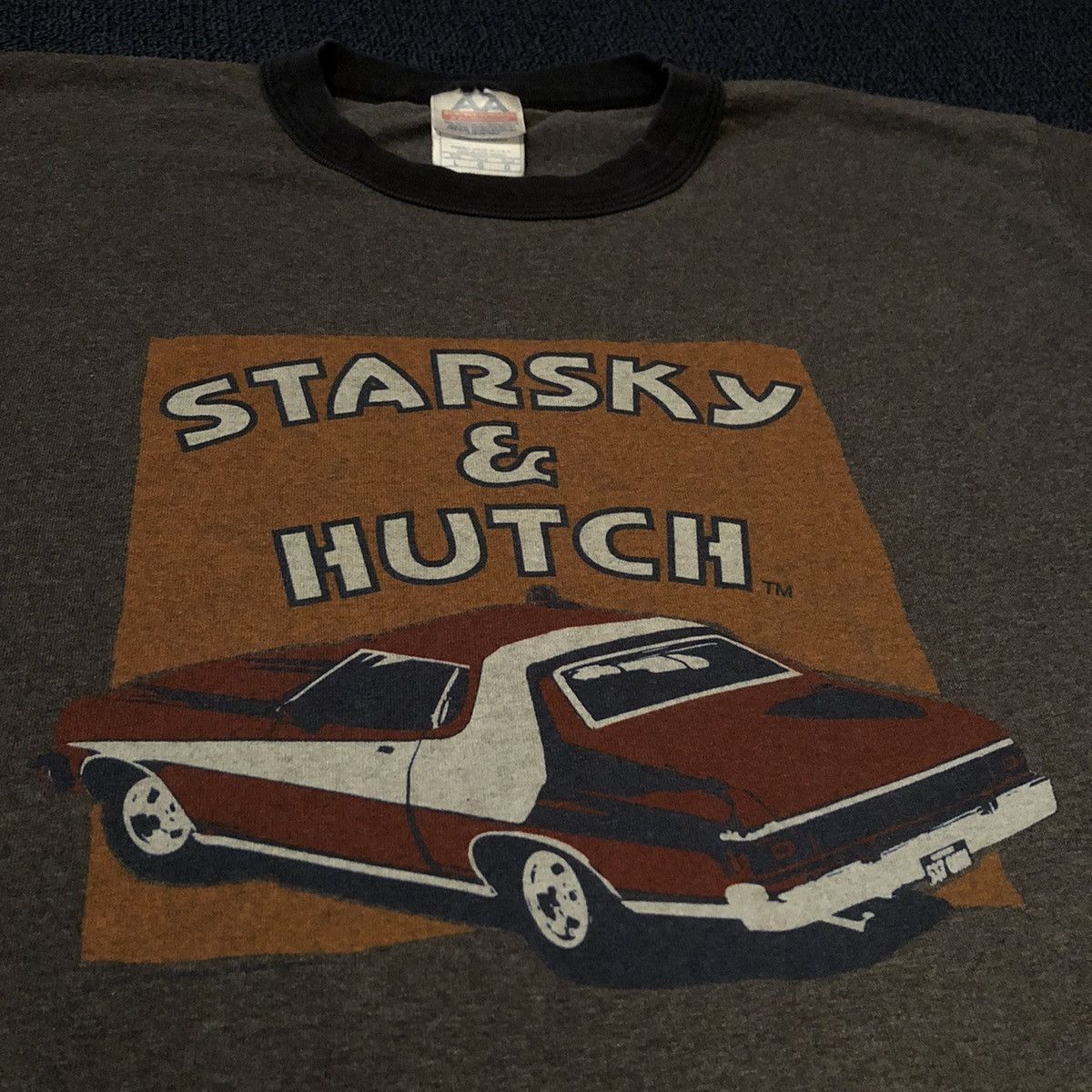 Vintage Vintage 2000s Starsky And Hutch Movie Promo Retro Ringer Tee Size US L / EU 52-54 / 3 - 2 Thumbnail
