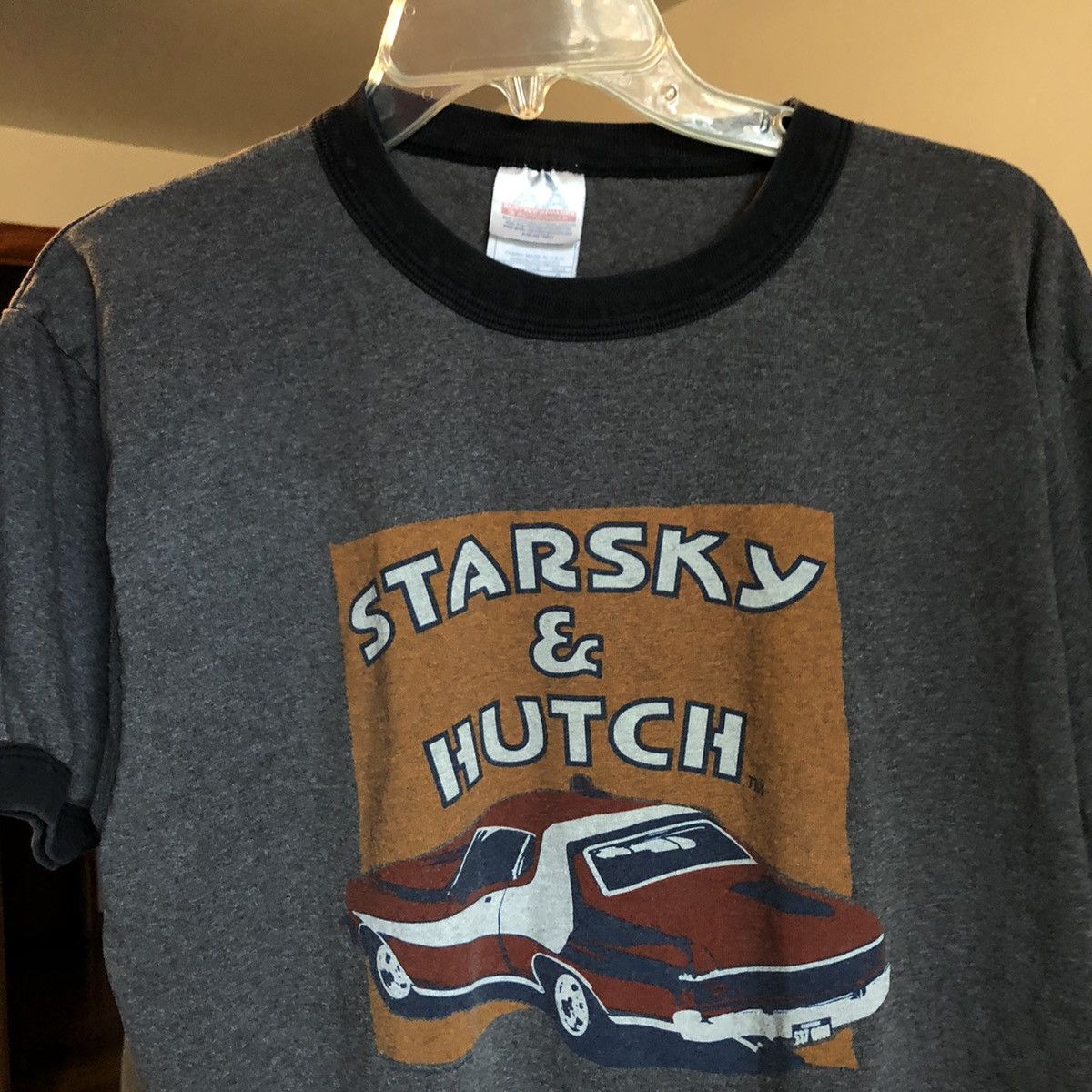 Vintage Vintage 2000s Starsky And Hutch Movie Promo Retro Ringer Tee Size US L / EU 52-54 / 3 - 1 Thumbnail
