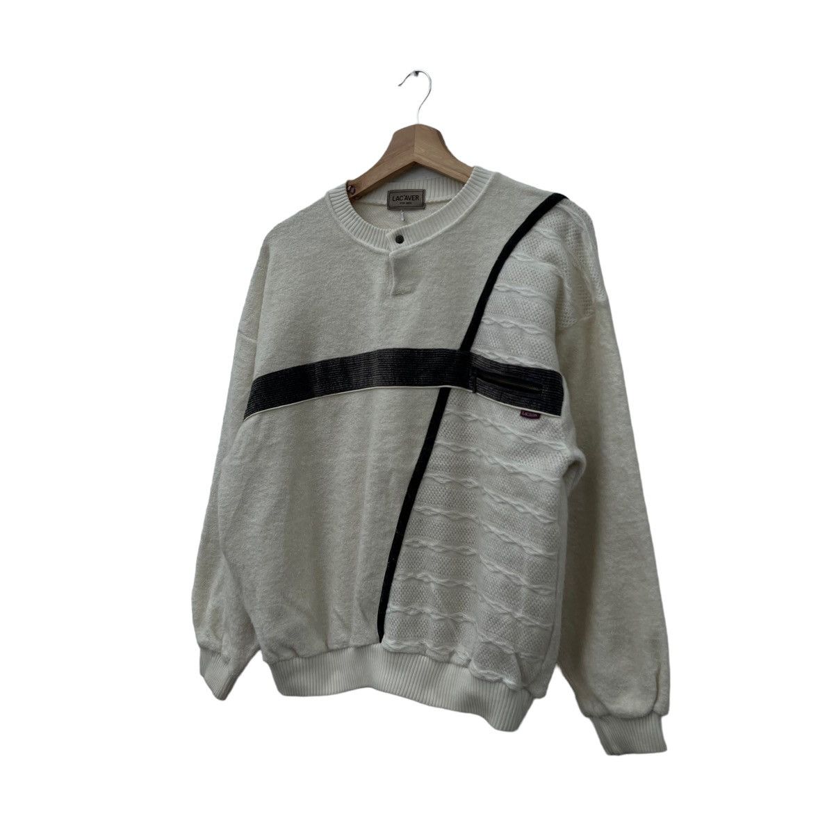 Japanese Brand VINTAGE LAC'AVER JAPAN SWEATSHIRT INSPIRED ISSEY MIYAKE Size US M / EU 48-50 / 2 - 2 Thumbnail