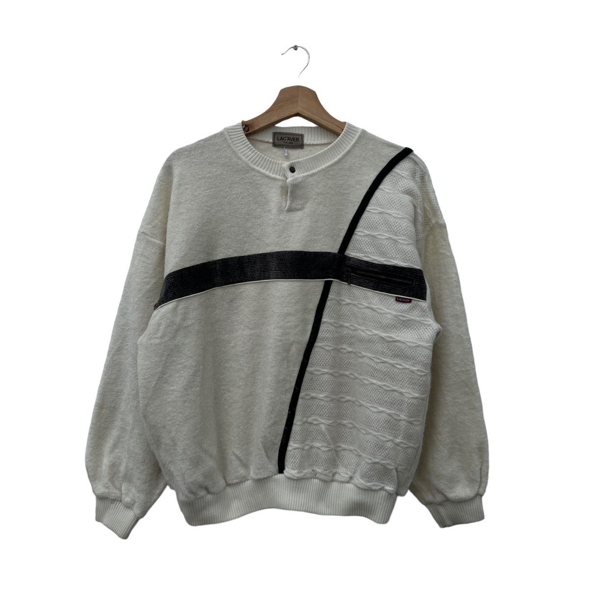 Japanese Brand VINTAGE LAC'AVER JAPAN SWEATSHIRT INSPIRED ISSEY MIYAKE Size US M / EU 48-50 / 2 - 1 Thumbnail