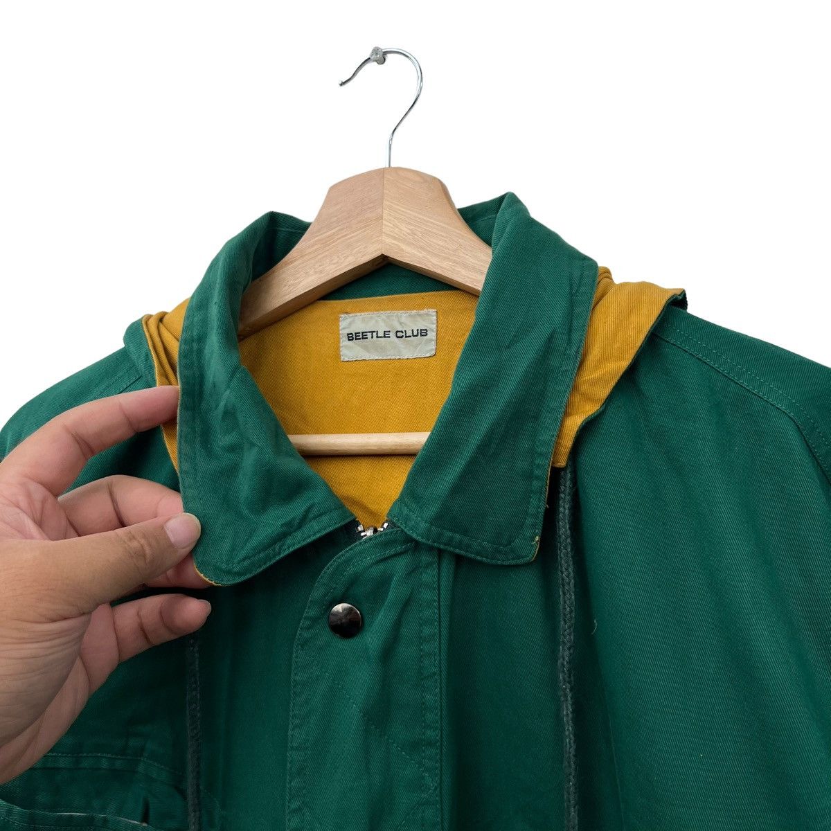 Japanese Brand VINTAGE BEETLE CLUB REVERSIBLE BOMBER JACKET ISSEY MIYAKE Size US M / EU 48-50 / 2 - 8 Thumbnail