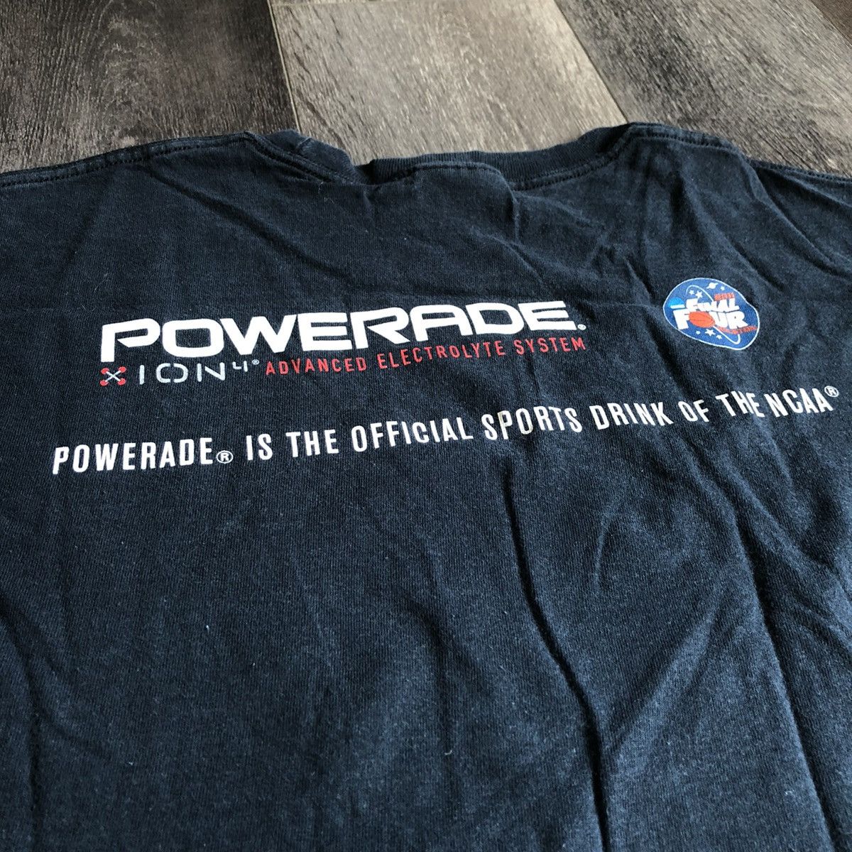 Gatorade Vintage 00s Powerade Ion Advance Electrolyte Sport Drink Tee Size US L / EU 52-54 / 3 - 3 Thumbnail