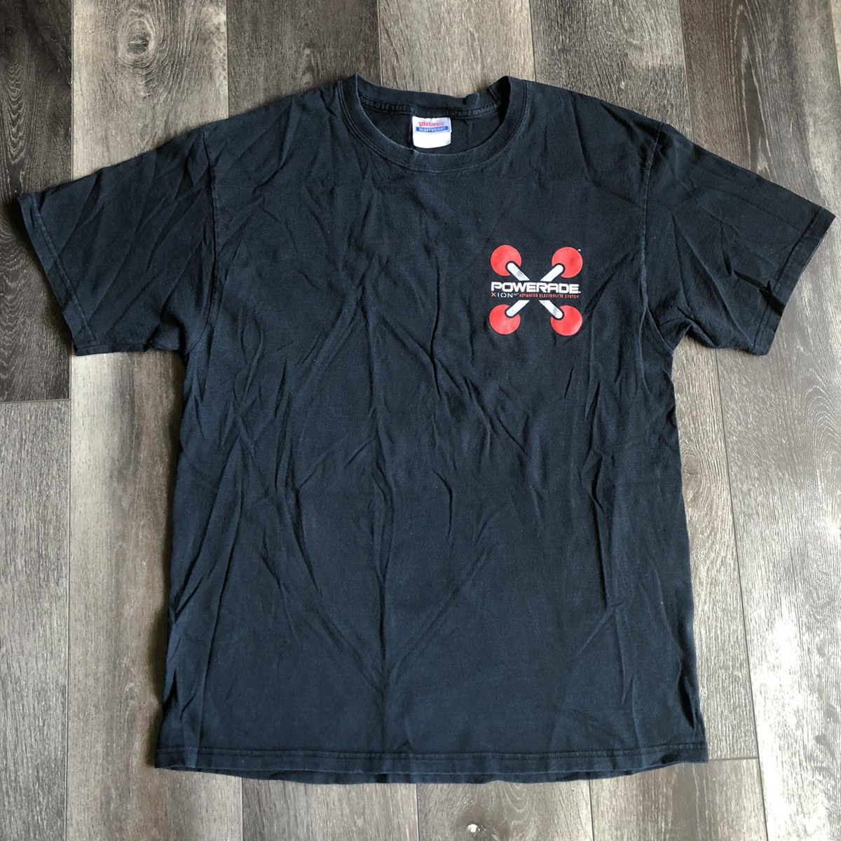 Gatorade Vintage 00s Powerade Ion Advance Electrolyte Sport Drink Tee Size US L / EU 52-54 / 3 - 2 Thumbnail