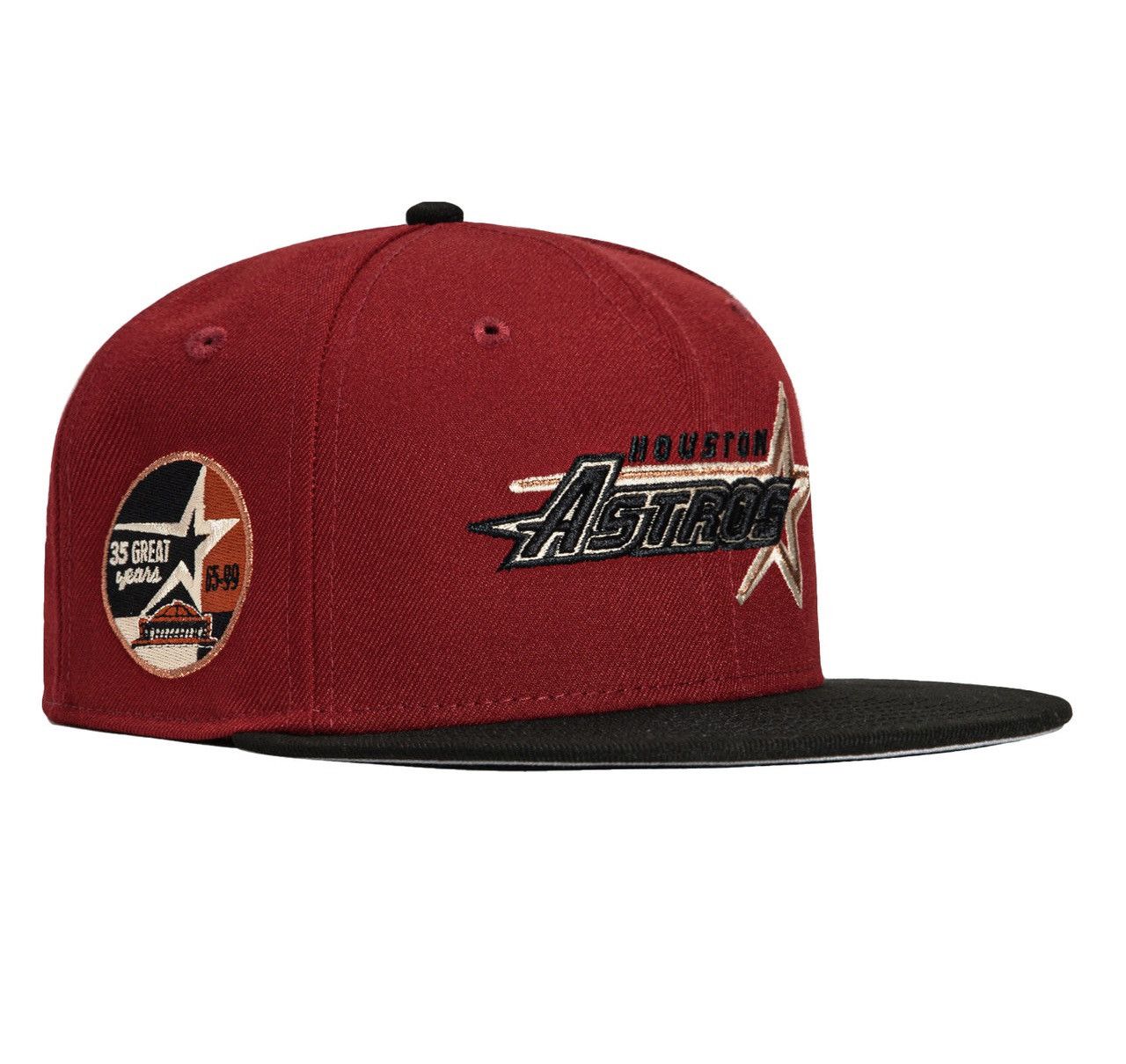 7 3/8 Brick Black Shock Drop Rare 35th Exclusive Fitted Hat