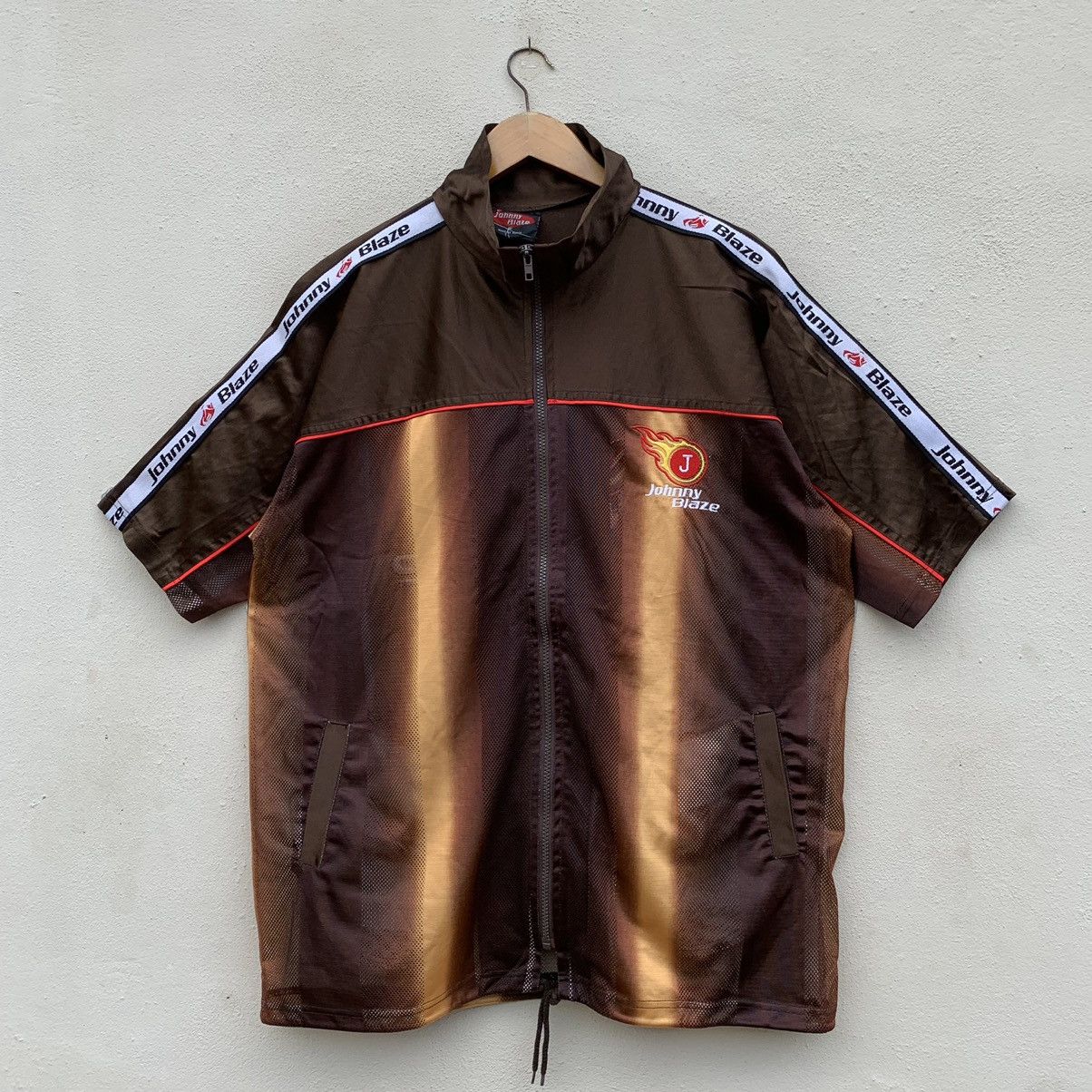 Vintage × Wu-Tang Clan Vintage JOHNNY BLAZE RARE DESIGN Shortsleeve Jacket Size US L / EU 52-54 / 3 - 3 Thumbnail