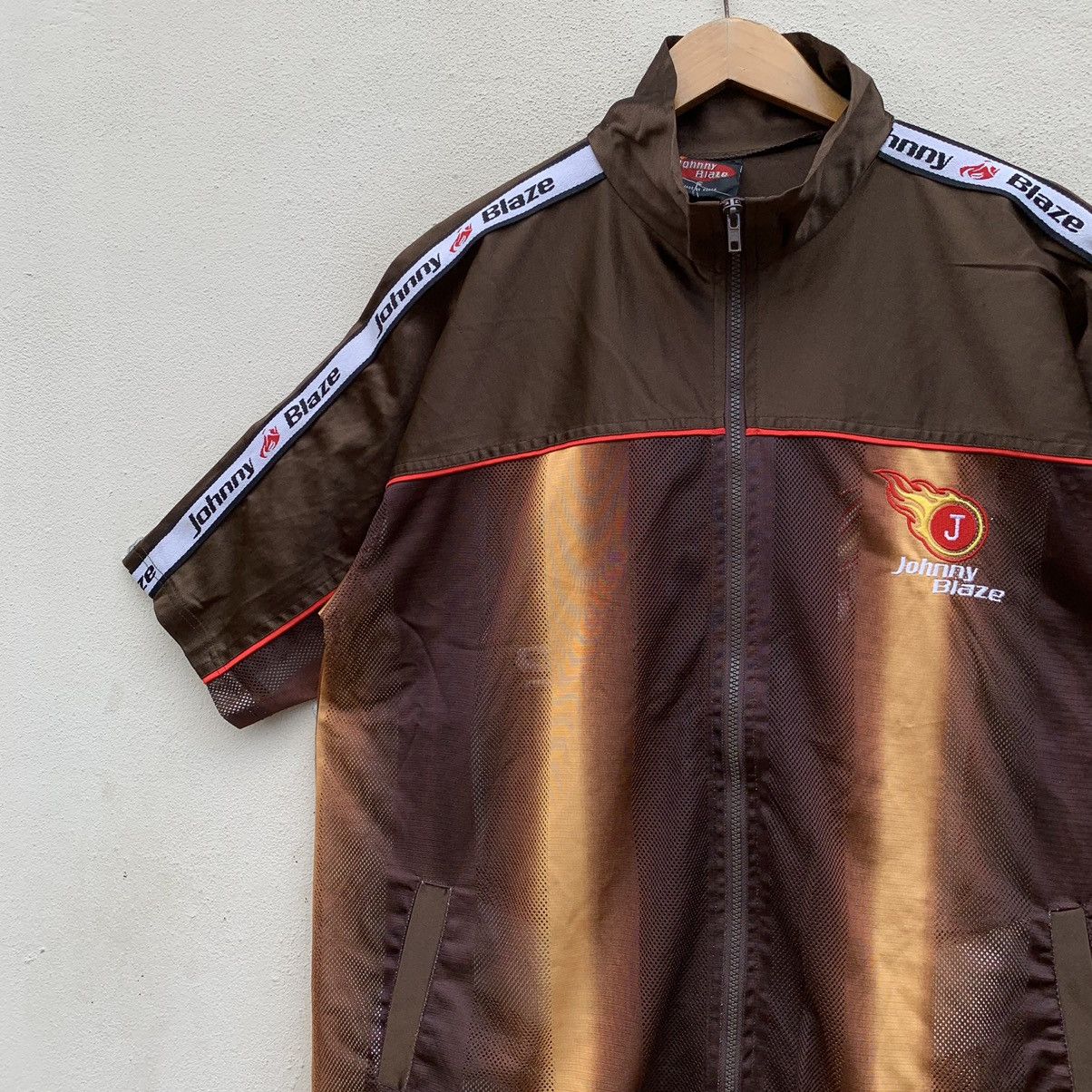 Vintage × Wu-Tang Clan Vintage JOHNNY BLAZE RARE DESIGN Shortsleeve Jacket Size US L / EU 52-54 / 3 - 6 Thumbnail