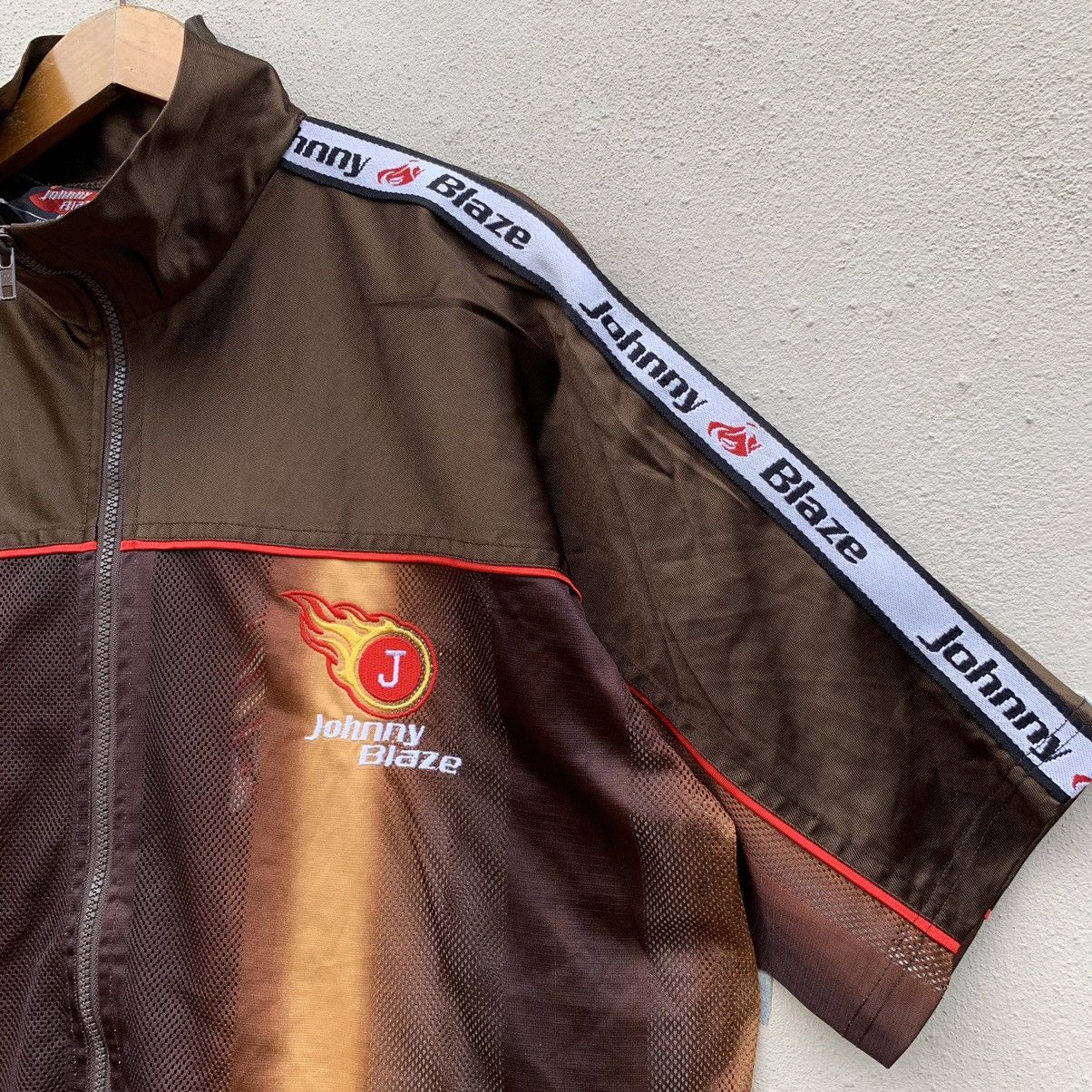 Vintage × Wu-Tang Clan Vintage JOHNNY BLAZE RARE DESIGN Shortsleeve Jacket Size US L / EU 52-54 / 3 - 8 Thumbnail