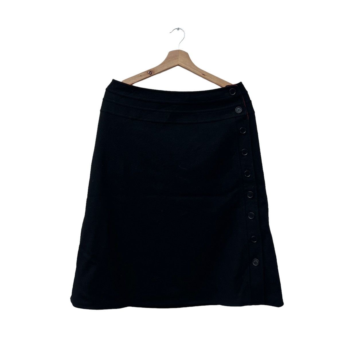 Designer VINTAGE SONIARYKIEL JAPAN MINI SKIRT Size 34" / US 12 / IT 48 - 1 Thumbnail