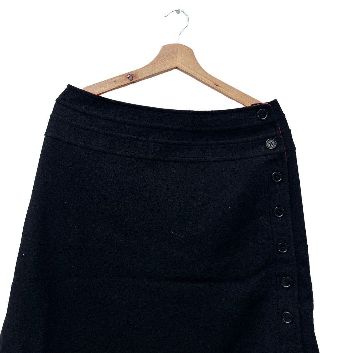 Designer VINTAGE SONIARYKIEL JAPAN MINI SKIRT Size 34" / US 12 / IT 48 - 3 Thumbnail