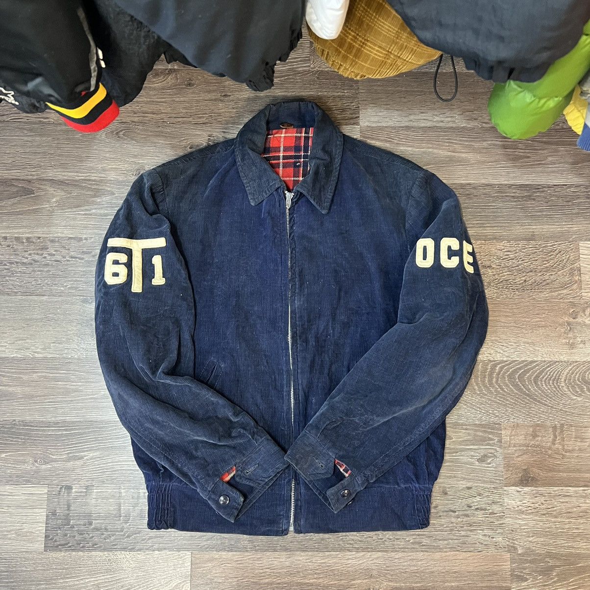 Vintage Vintage 1960s university jacket corduroy Size US M / EU 48-50 / 2 - 4 Thumbnail