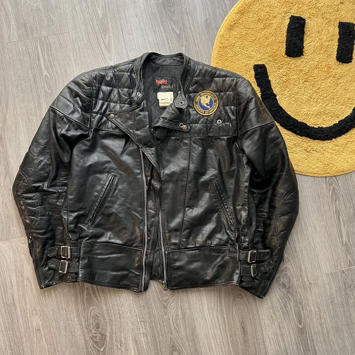 Vintage Vintage leather racer jacket bmw Size US M / EU 48-50 / 2 - 3 Thumbnail