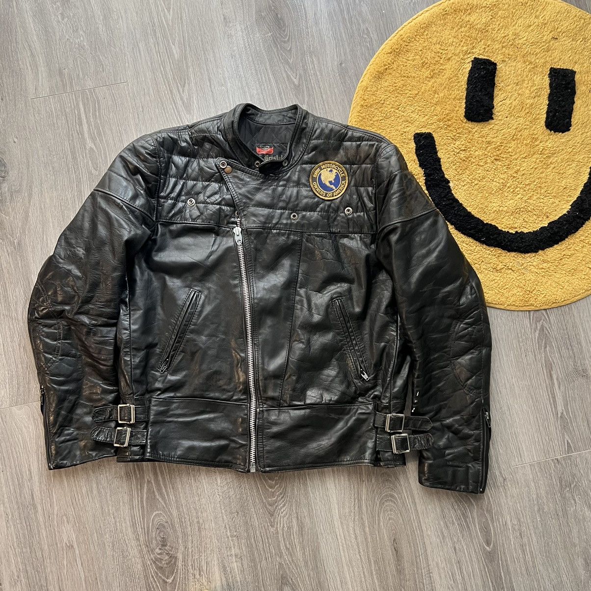 Vintage Vintage leather racer jacket bmw Size US M / EU 48-50 / 2 - 11 Thumbnail
