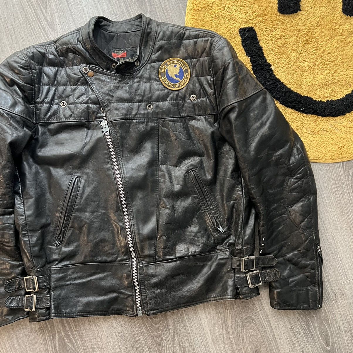 Vintage Vintage leather racer jacket bmw Size US M / EU 48-50 / 2 - 1 Thumbnail