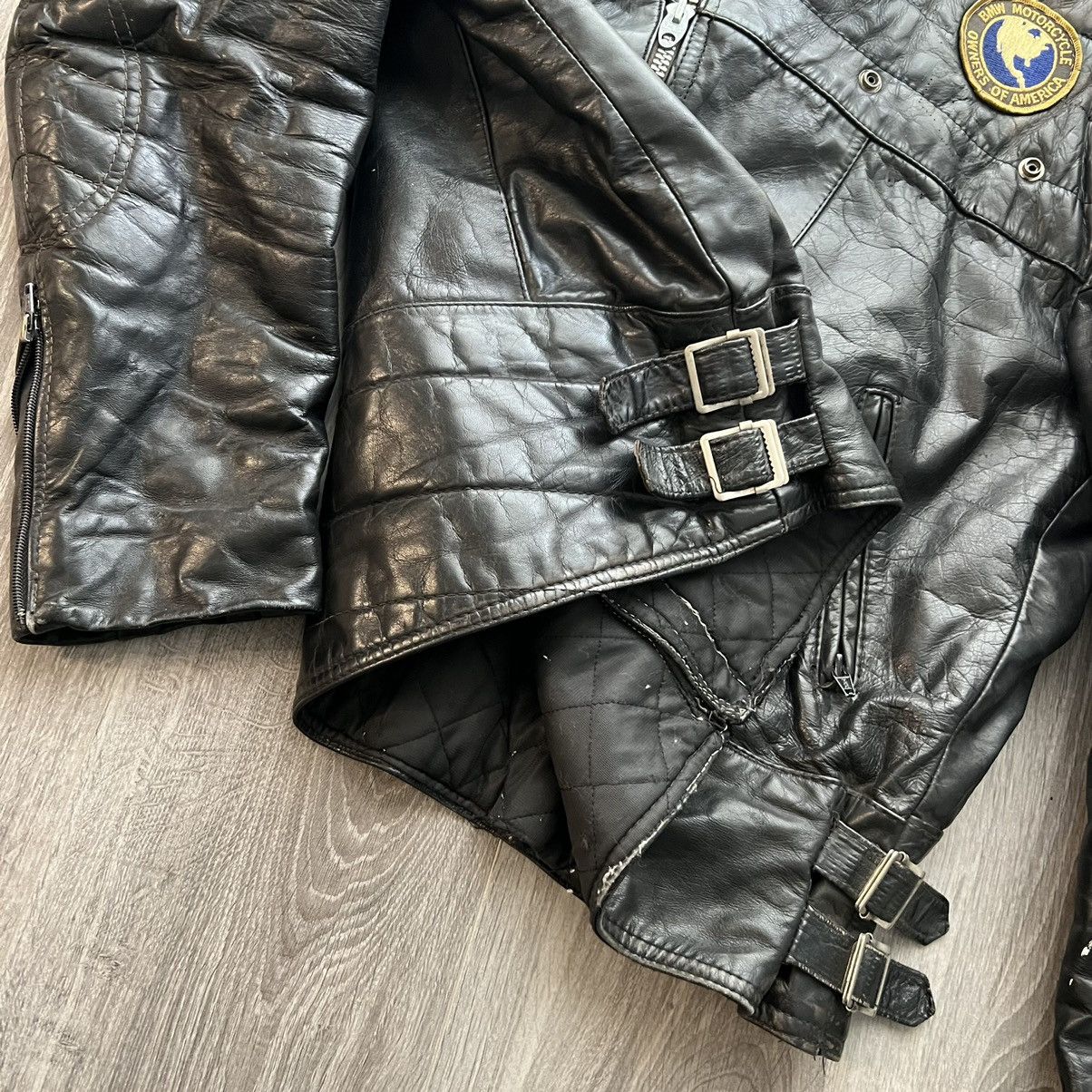 Vintage Vintage leather racer jacket bmw Size US M / EU 48-50 / 2 - 10 Thumbnail