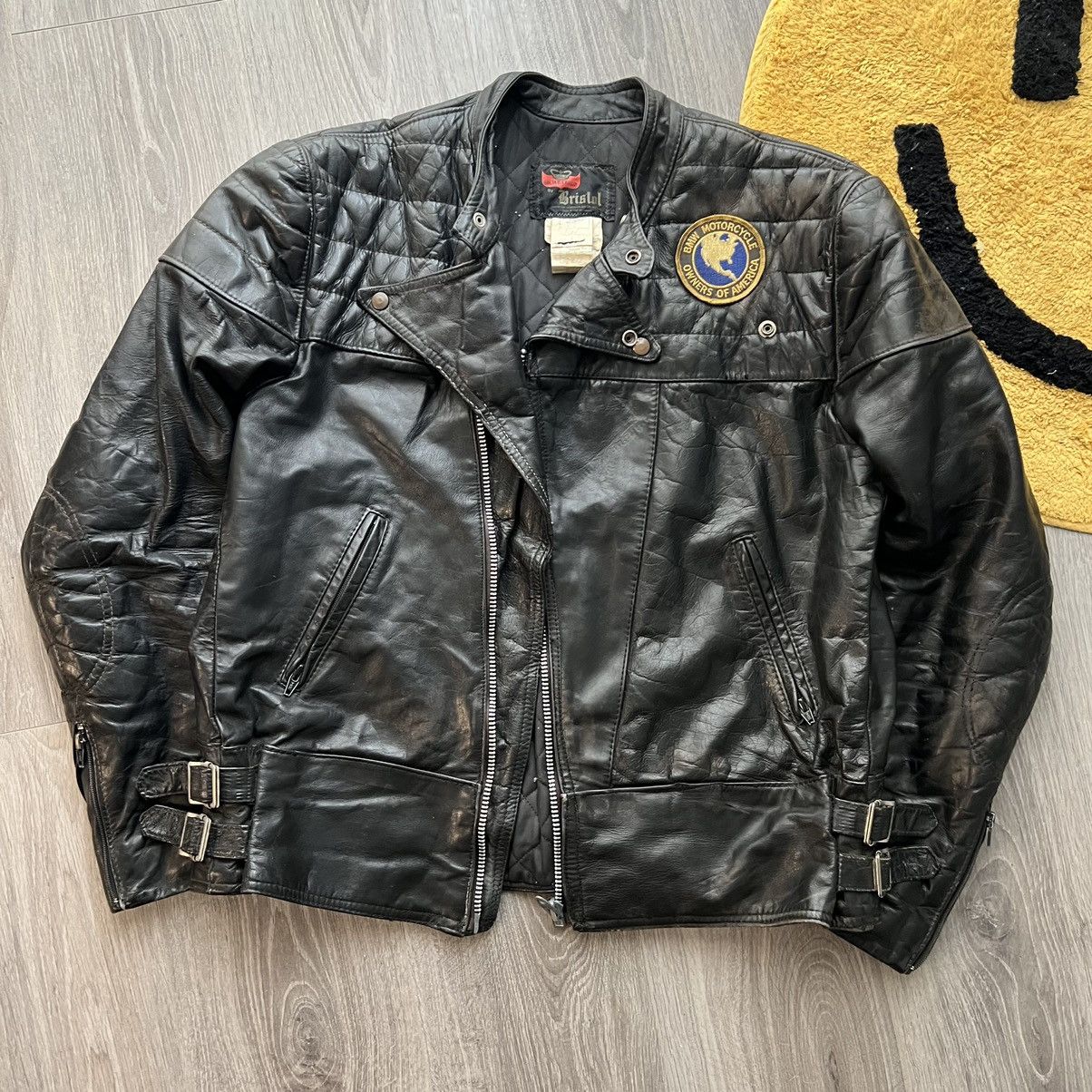 Vintage Vintage leather racer jacket bmw Size US M / EU 48-50 / 2 - 7 Thumbnail