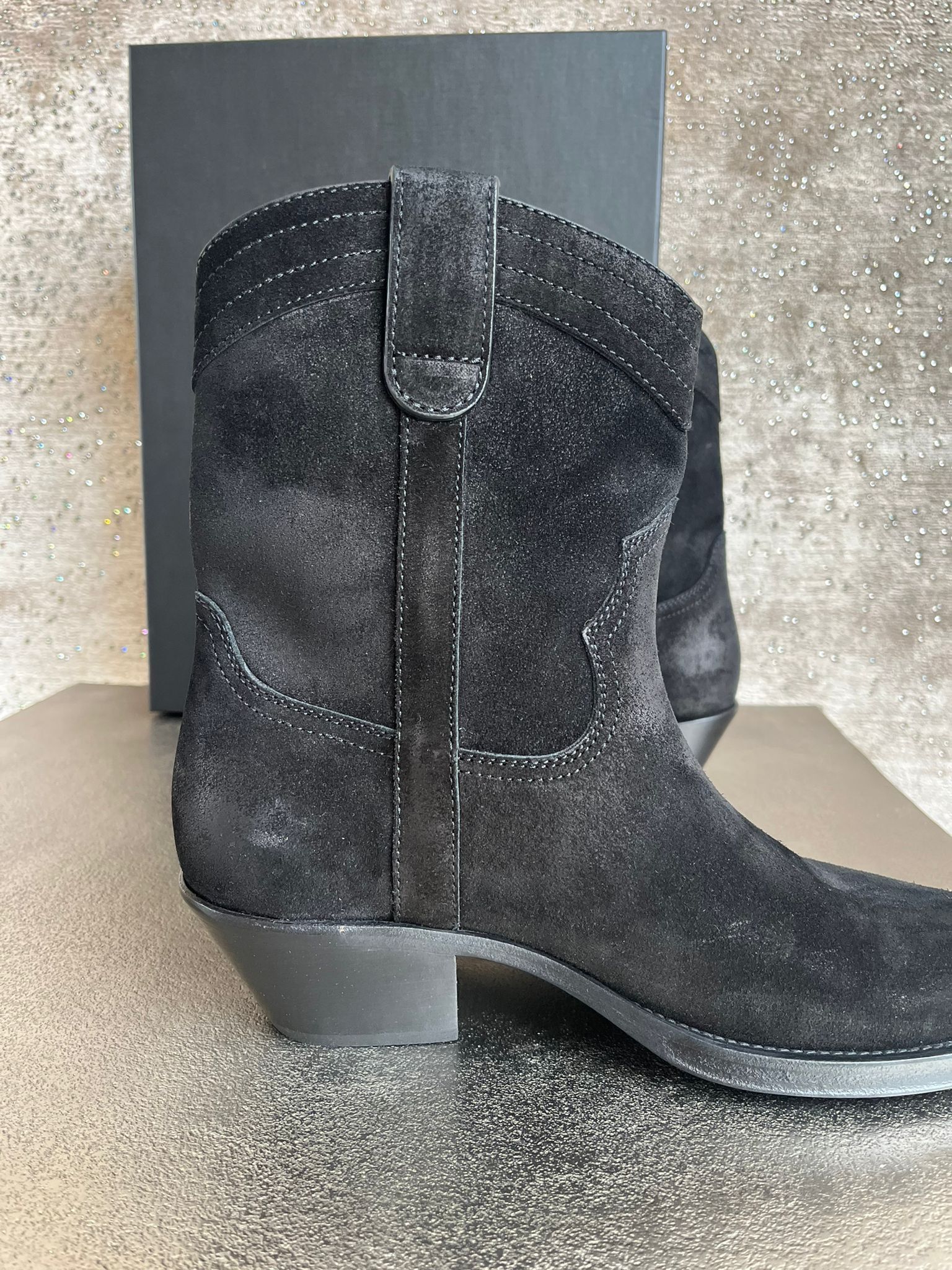Saint Laurent Paris Q.2 / Eastwood 45 Santiag Boots in Black Size US 10 / EU 43 - 11 Thumbnail